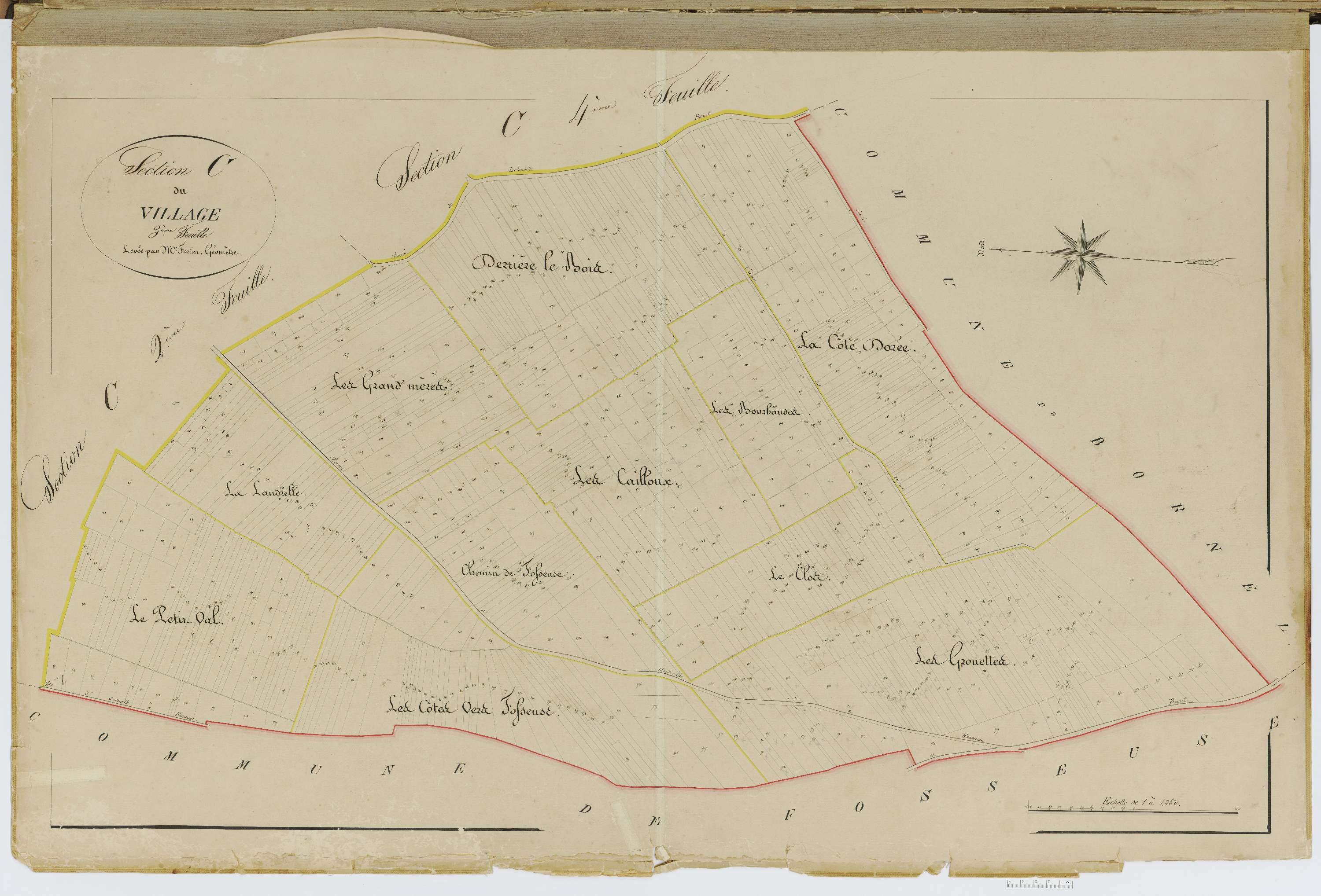Anserville - Cadastre napoléonien, section C3