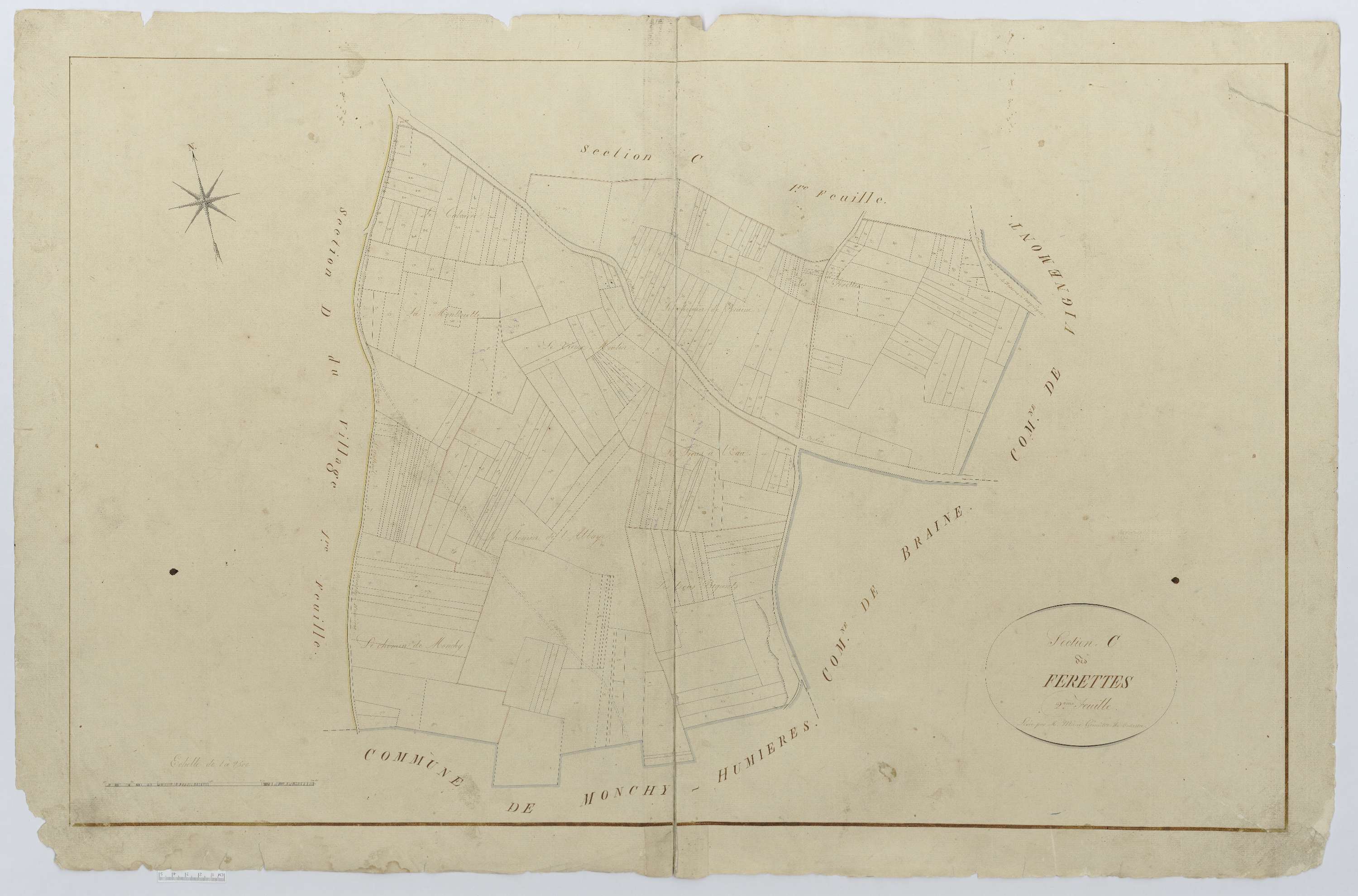 Antheuil-Portes - Cadastre napoléonien, section C2