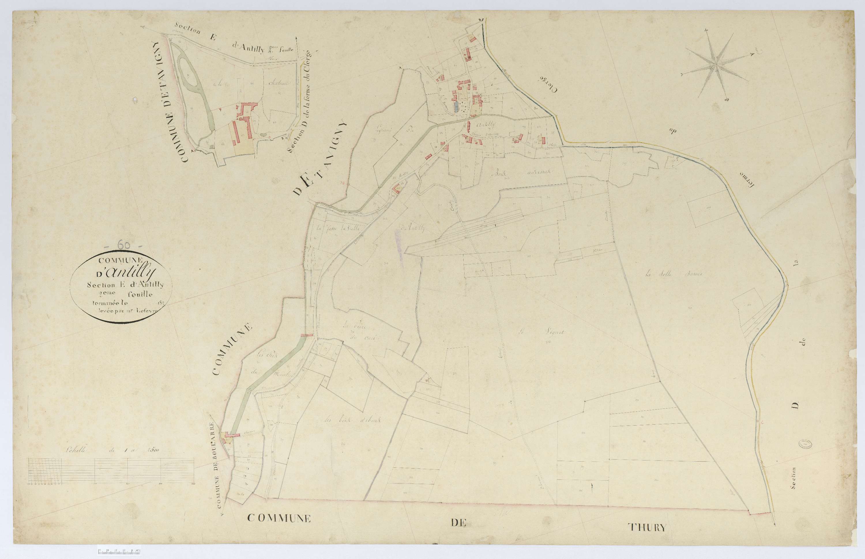 Antilly - Cadastre napoléonien, section E2