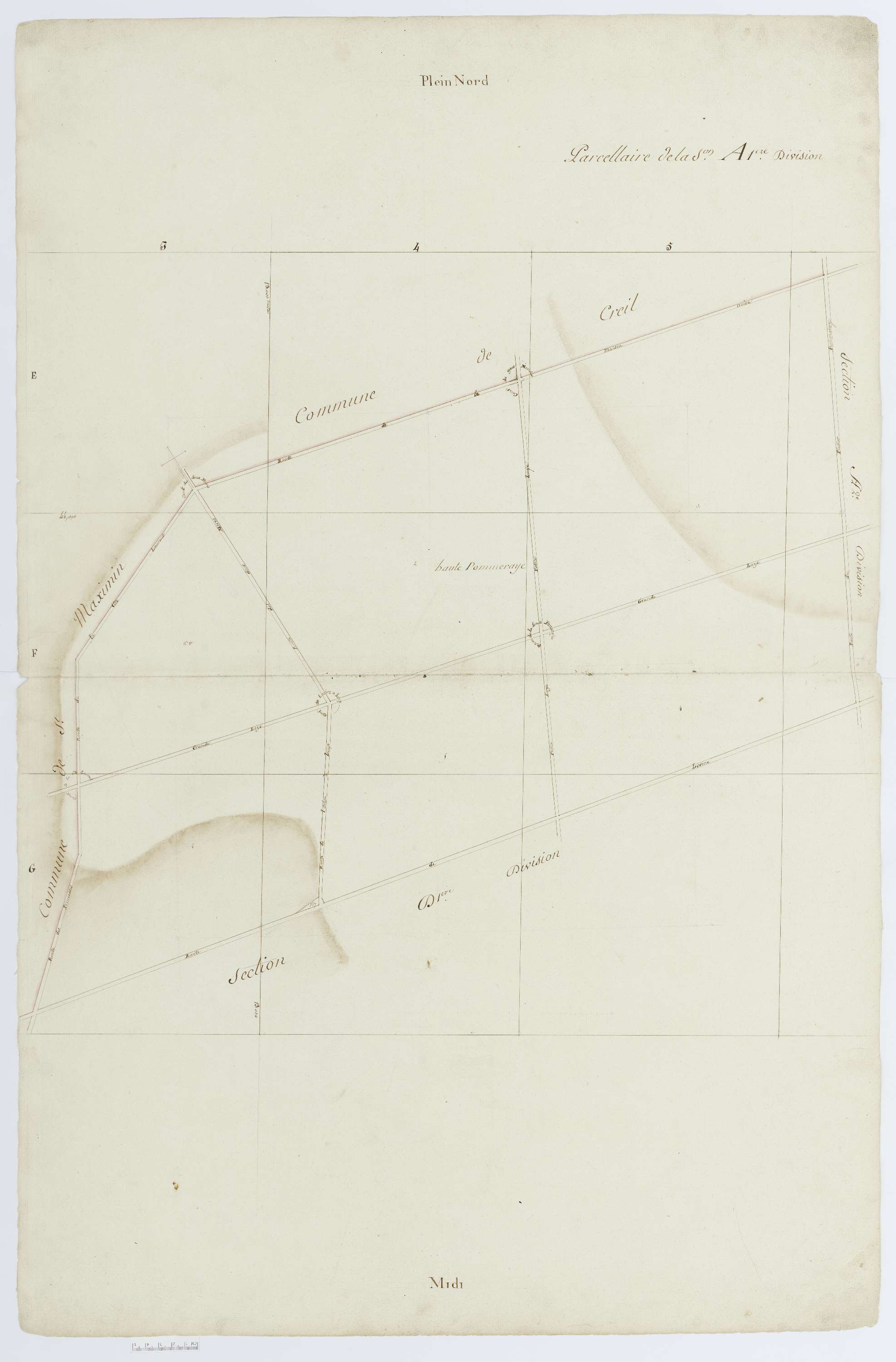 Apremont - Cadastre napoléonien, section A1