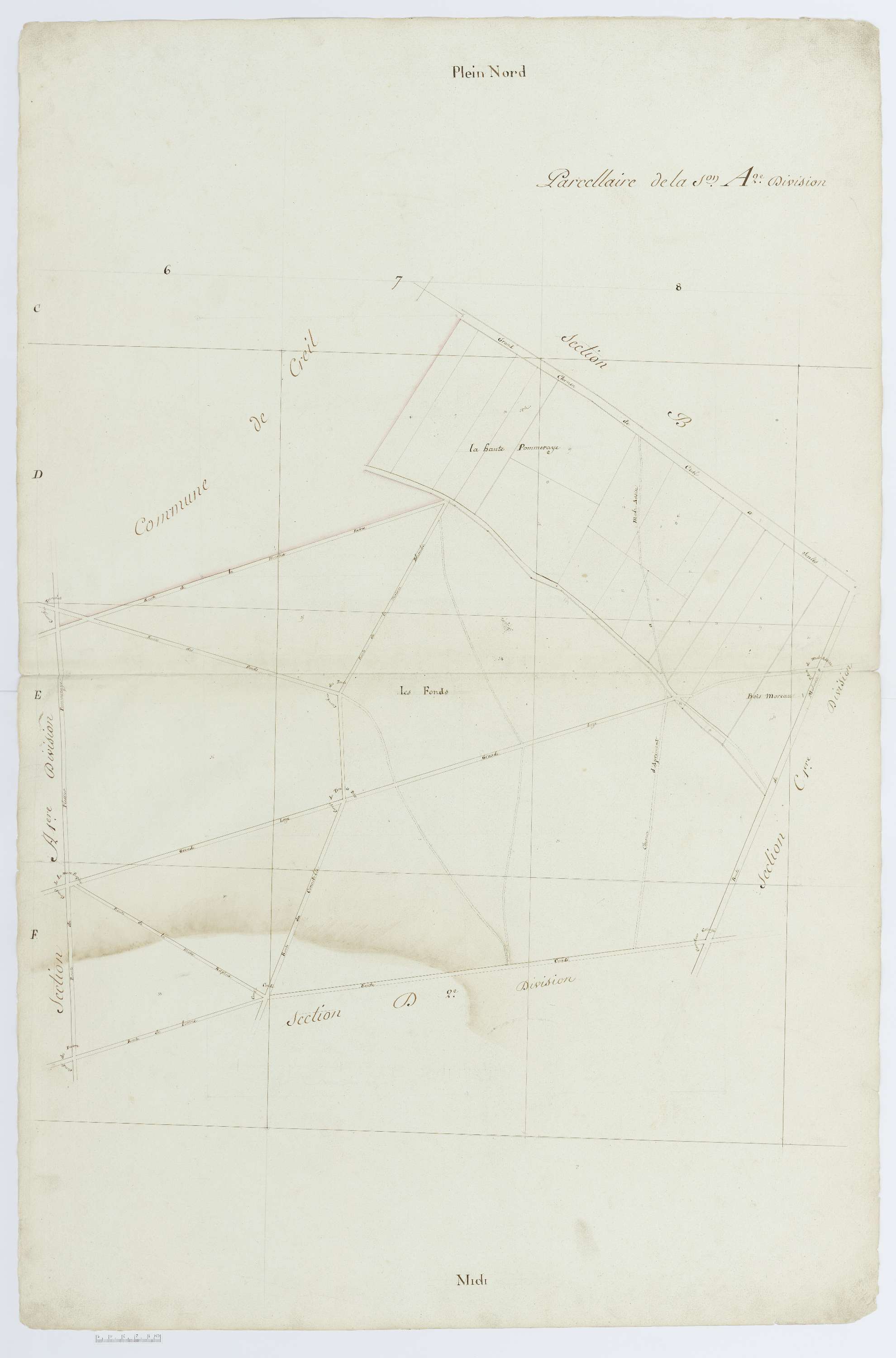 Apremont - Cadastre napoléonien, section A2