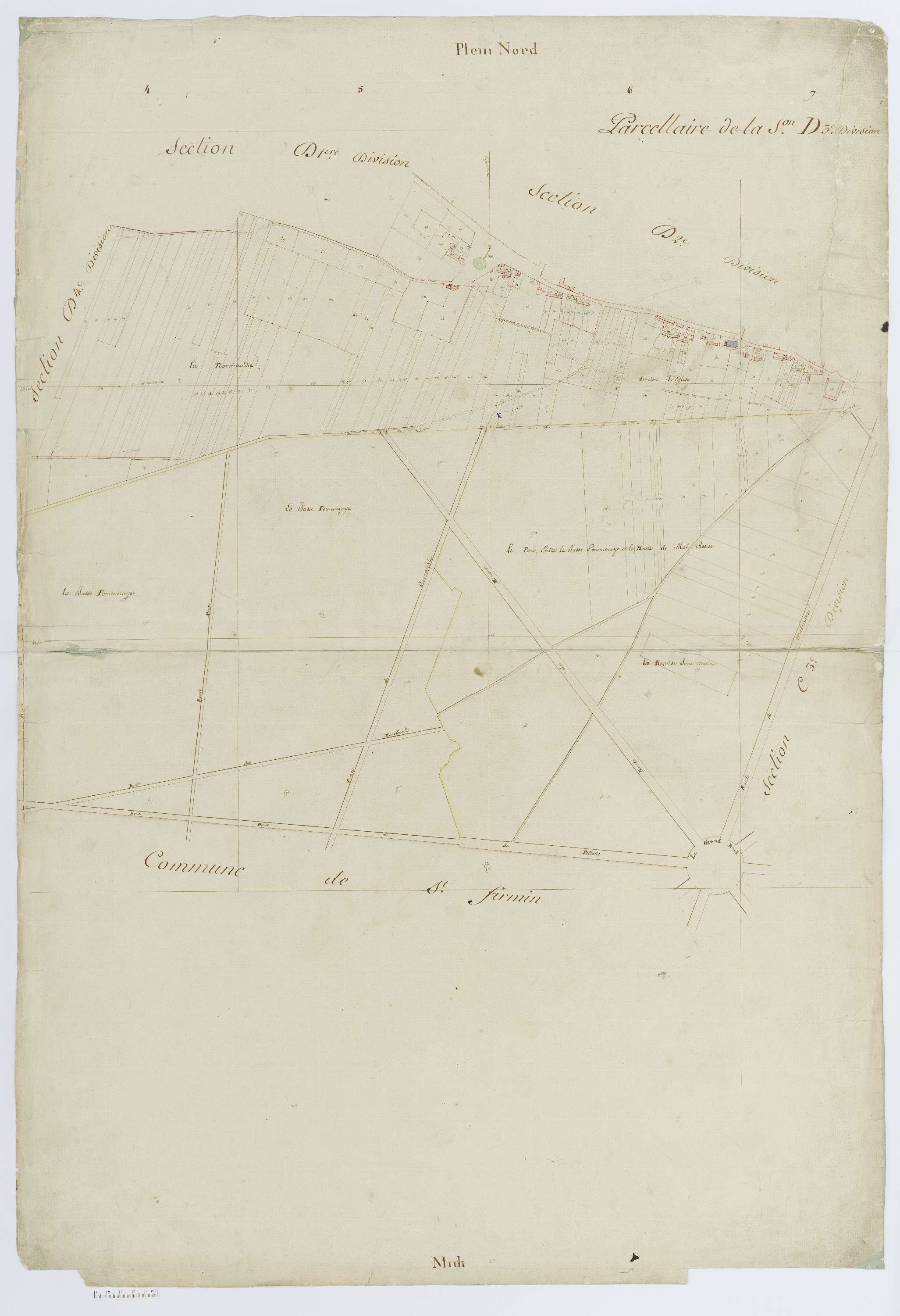 Apremont - Cadastre napoléonien, section D3