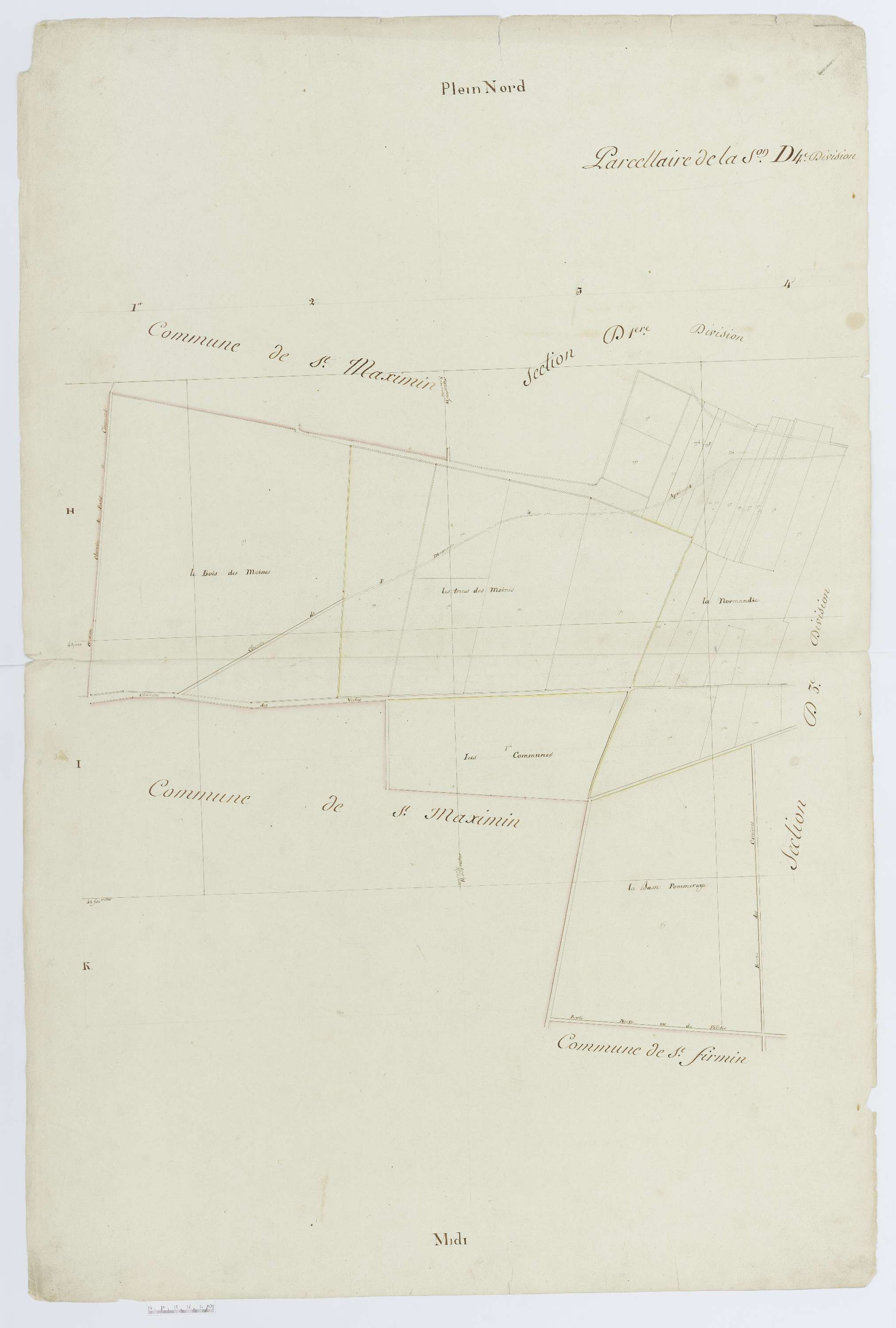 Apremont - Cadastre napoléonien, section D4