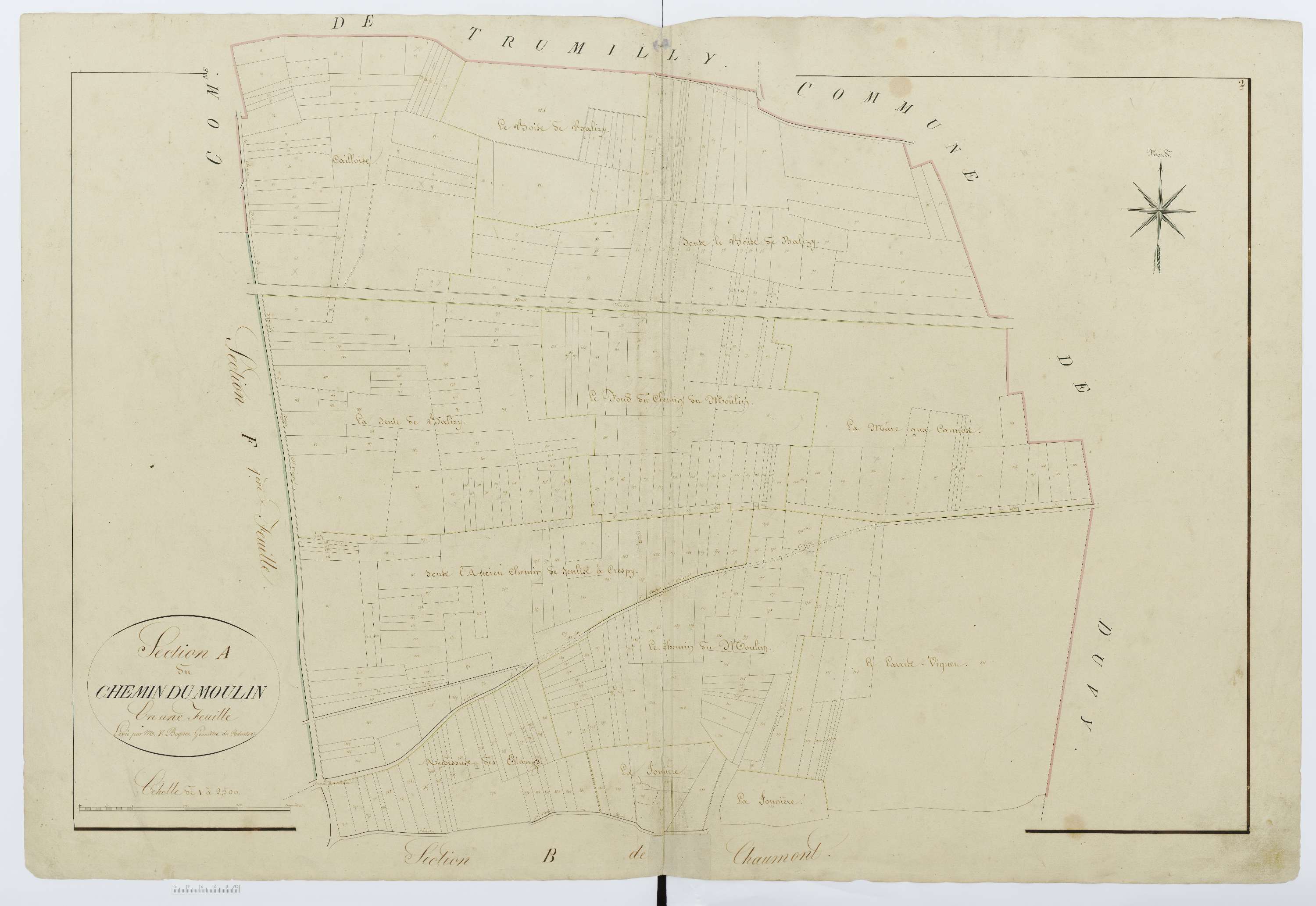 Auger-Saint-Vincent - Cadastre napoléonien, section A