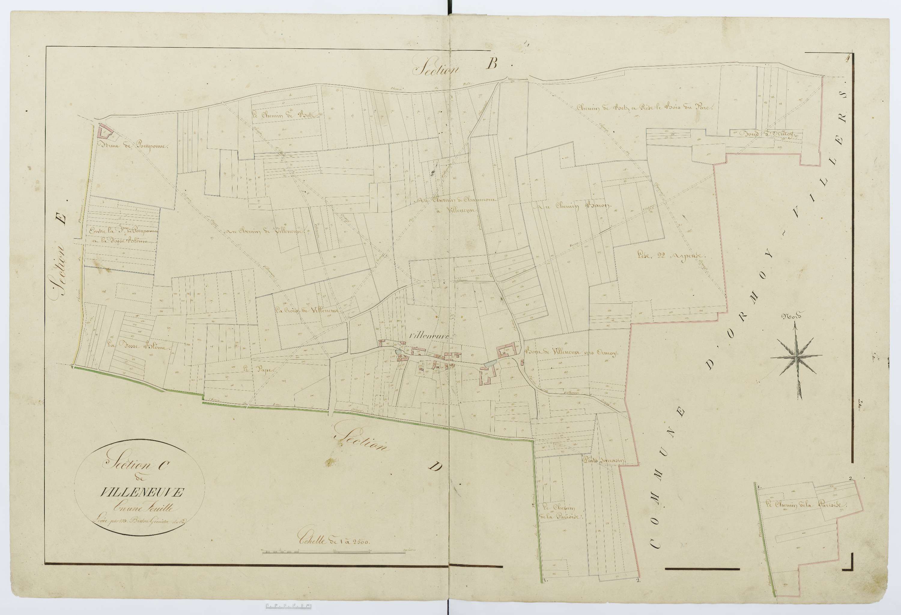 Auger-Saint-Vincent - Cadastre napoléonien, section C
