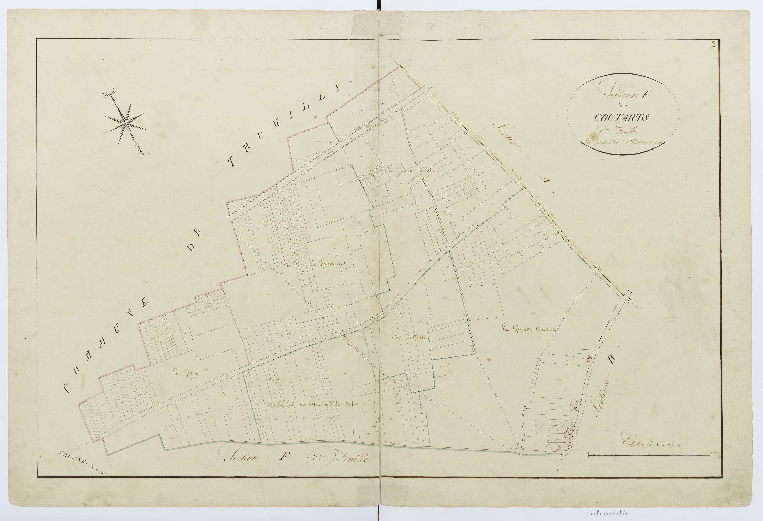 Auger-Saint-Vincent - Cadastre napoléonien, section F1