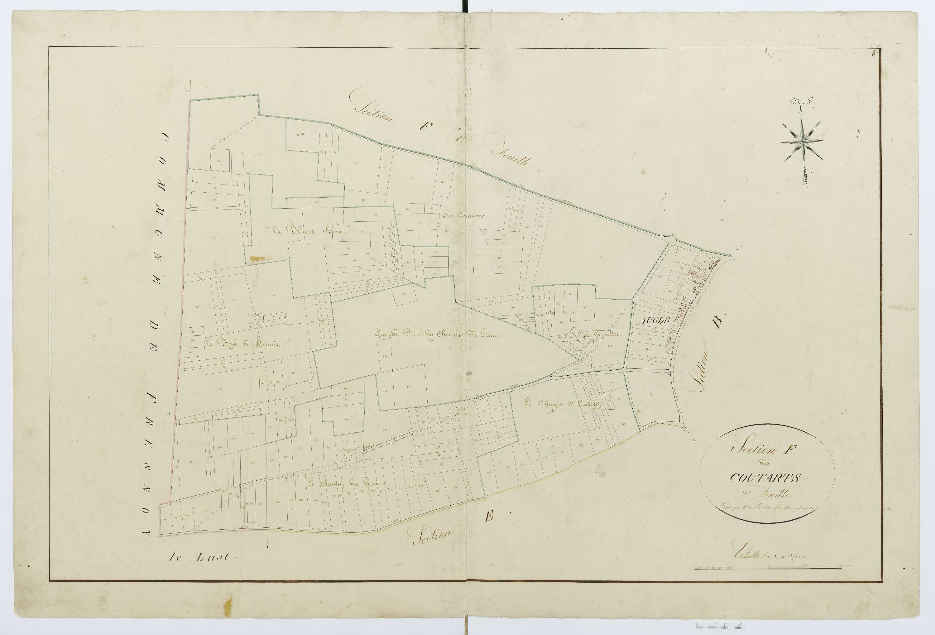 Auger-Saint-Vincent - Cadastre napoléonien, section F2