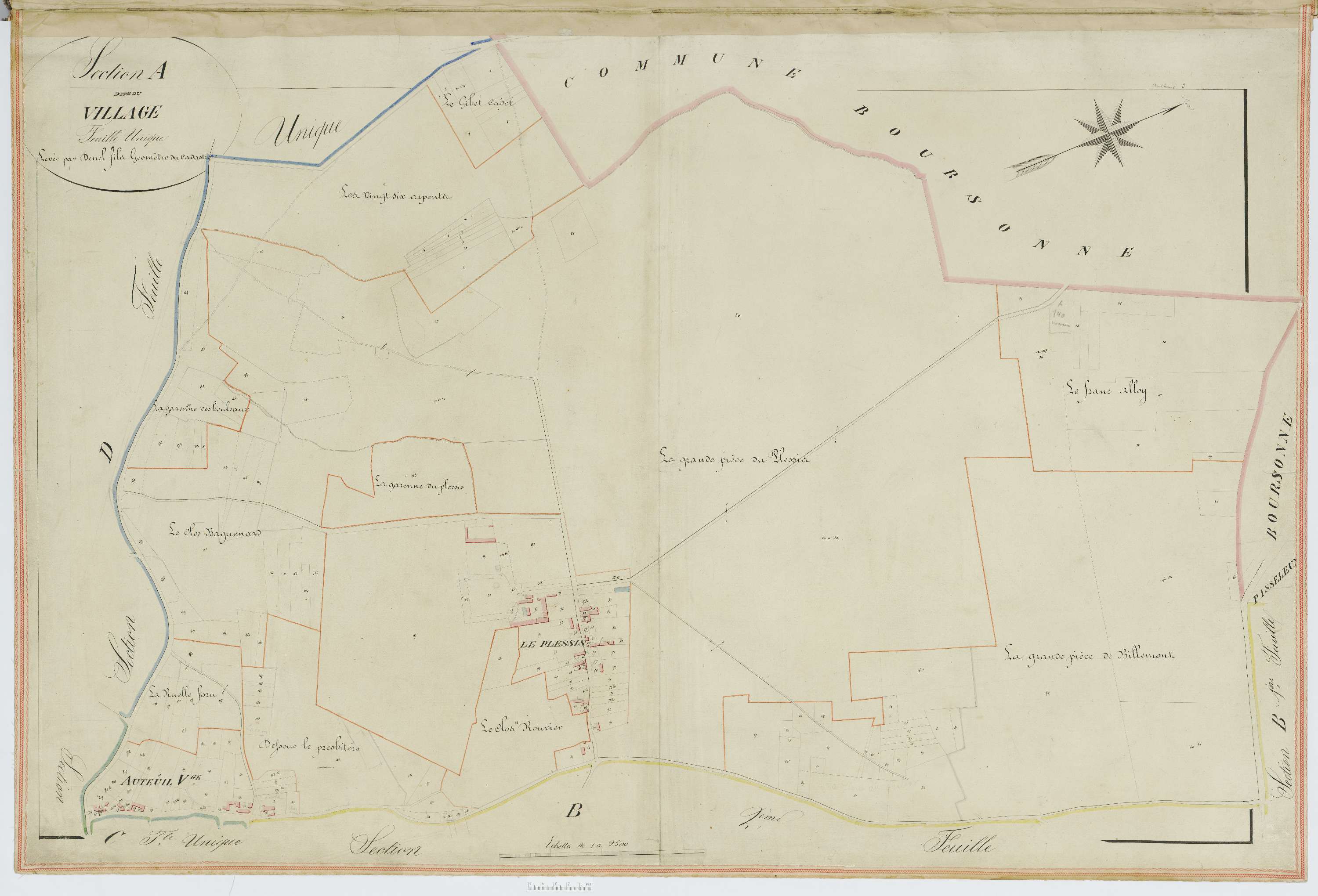 Autheuil-en-Valois - Cadastre napoléonien, section A