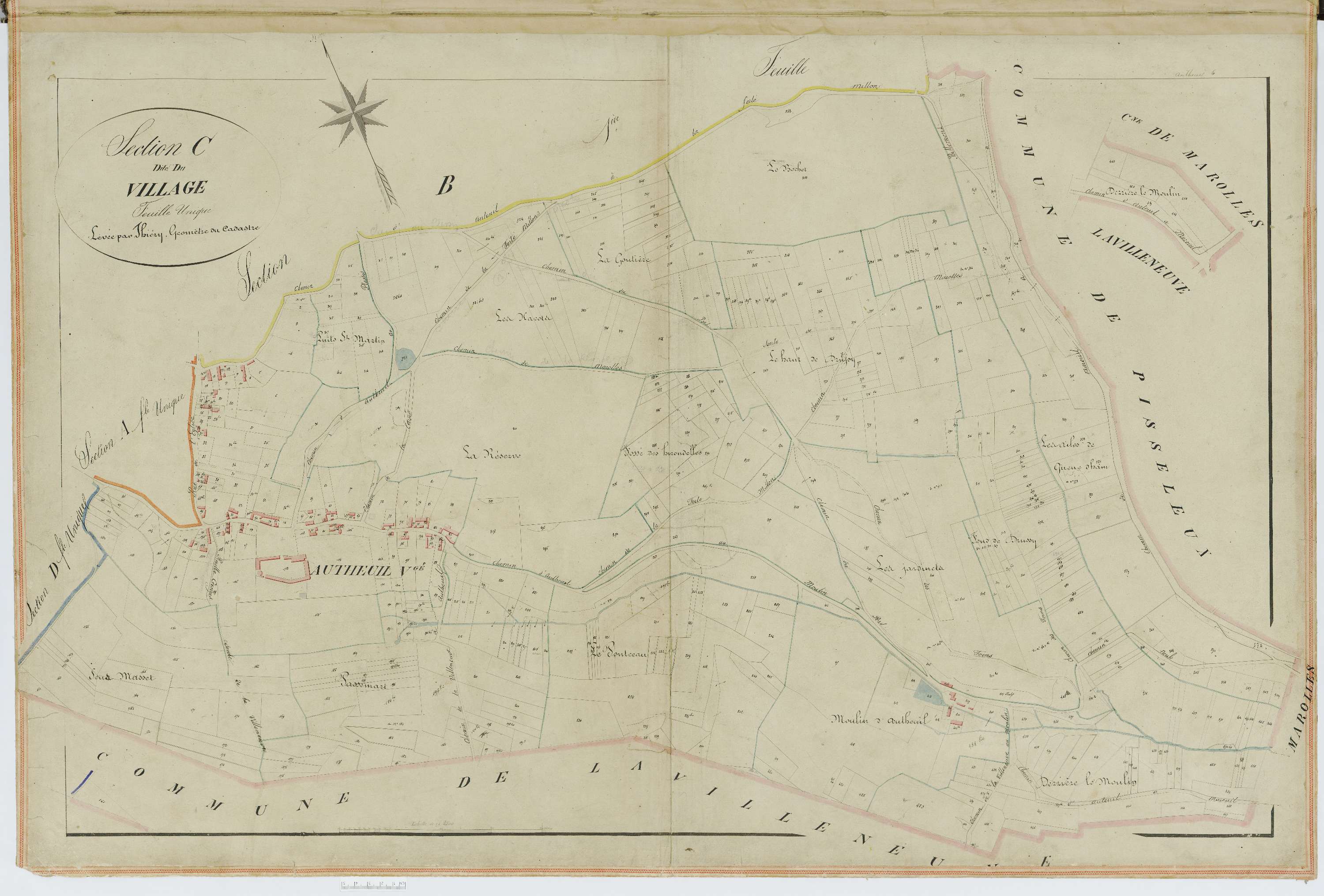 Autheuil-en-Valois - Cadastre napoléonien, section C