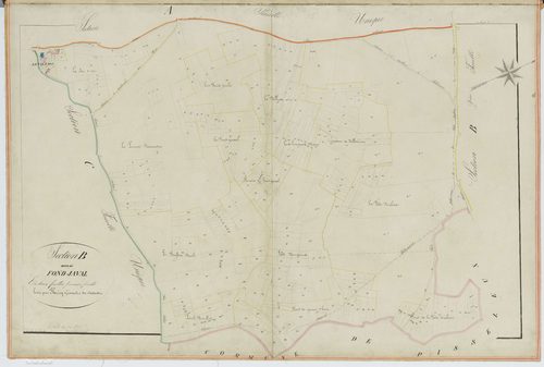 Autheuil-en-Valois - Cadastre napoléonien, section B1