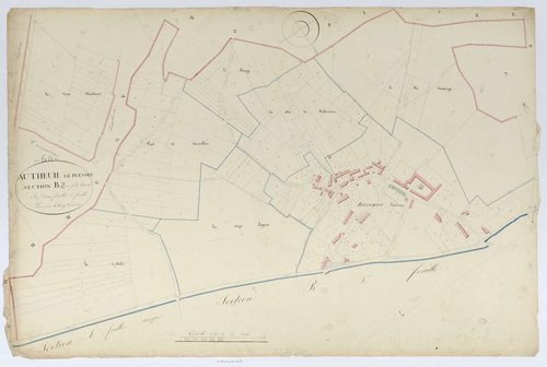 Autheuil-en-Valois - Cadastre napoléonien, section B2