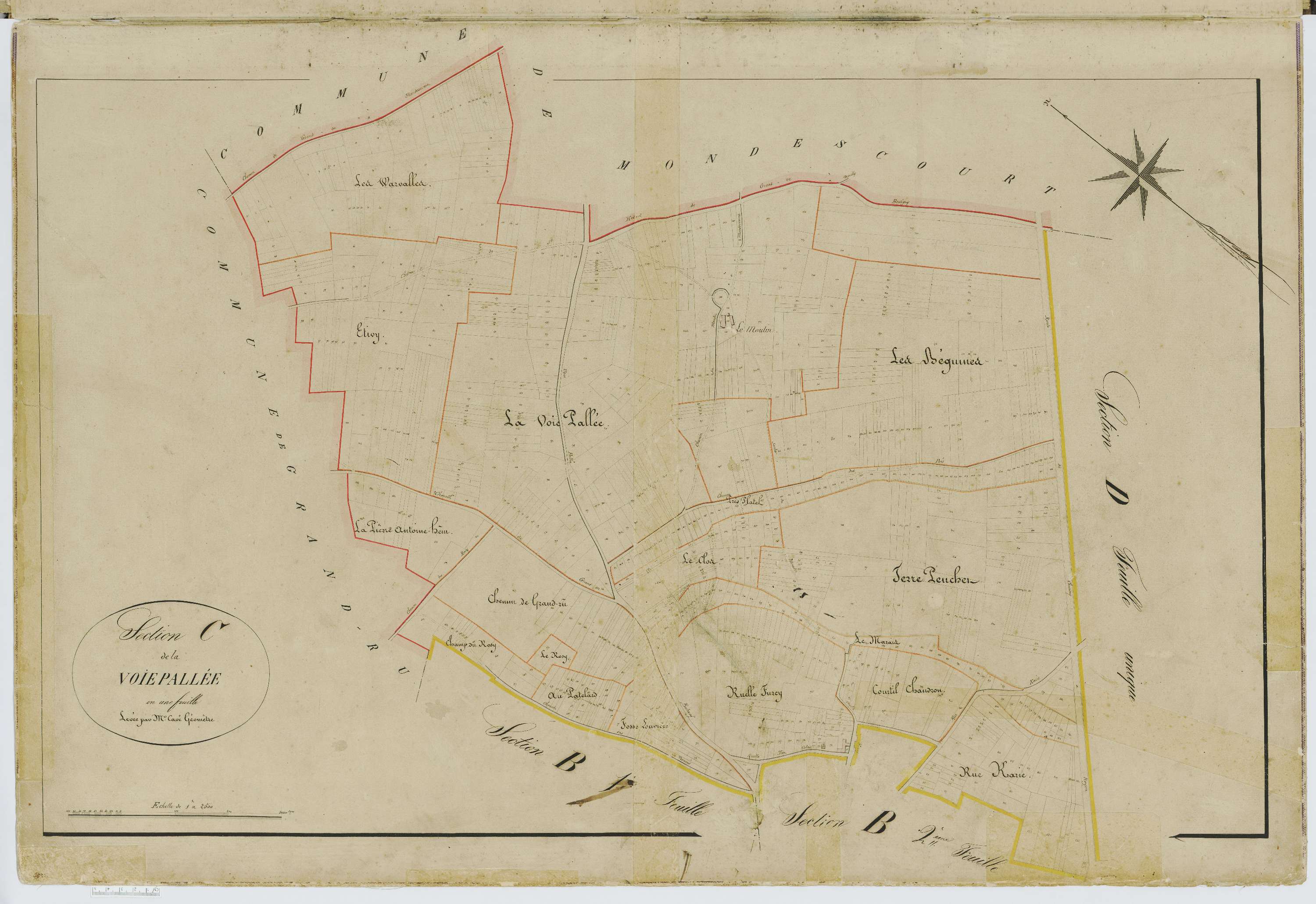 Babœuf - Cadastre napoléonien, section C