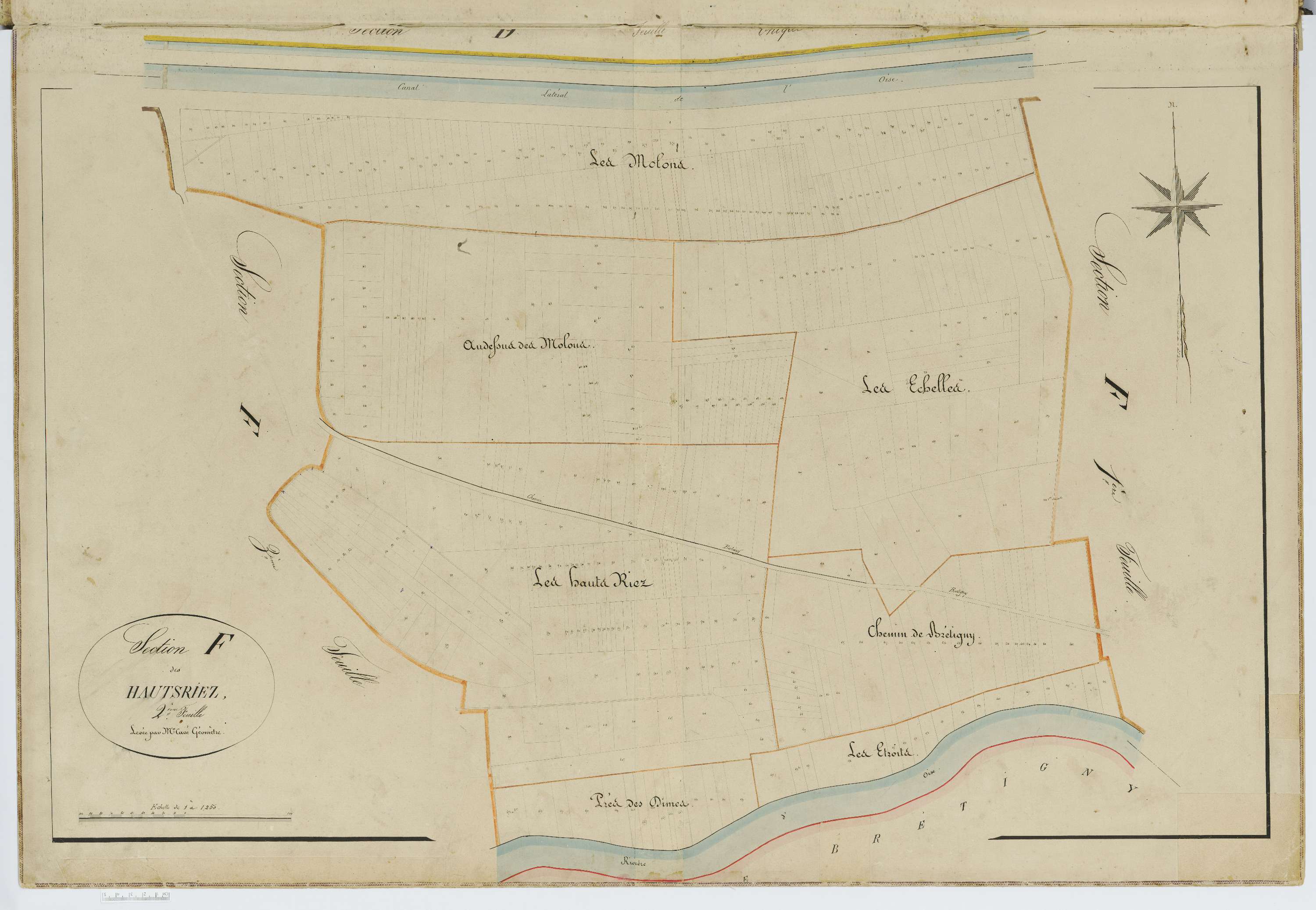 Babœuf - Cadastre napoléonien, section F2