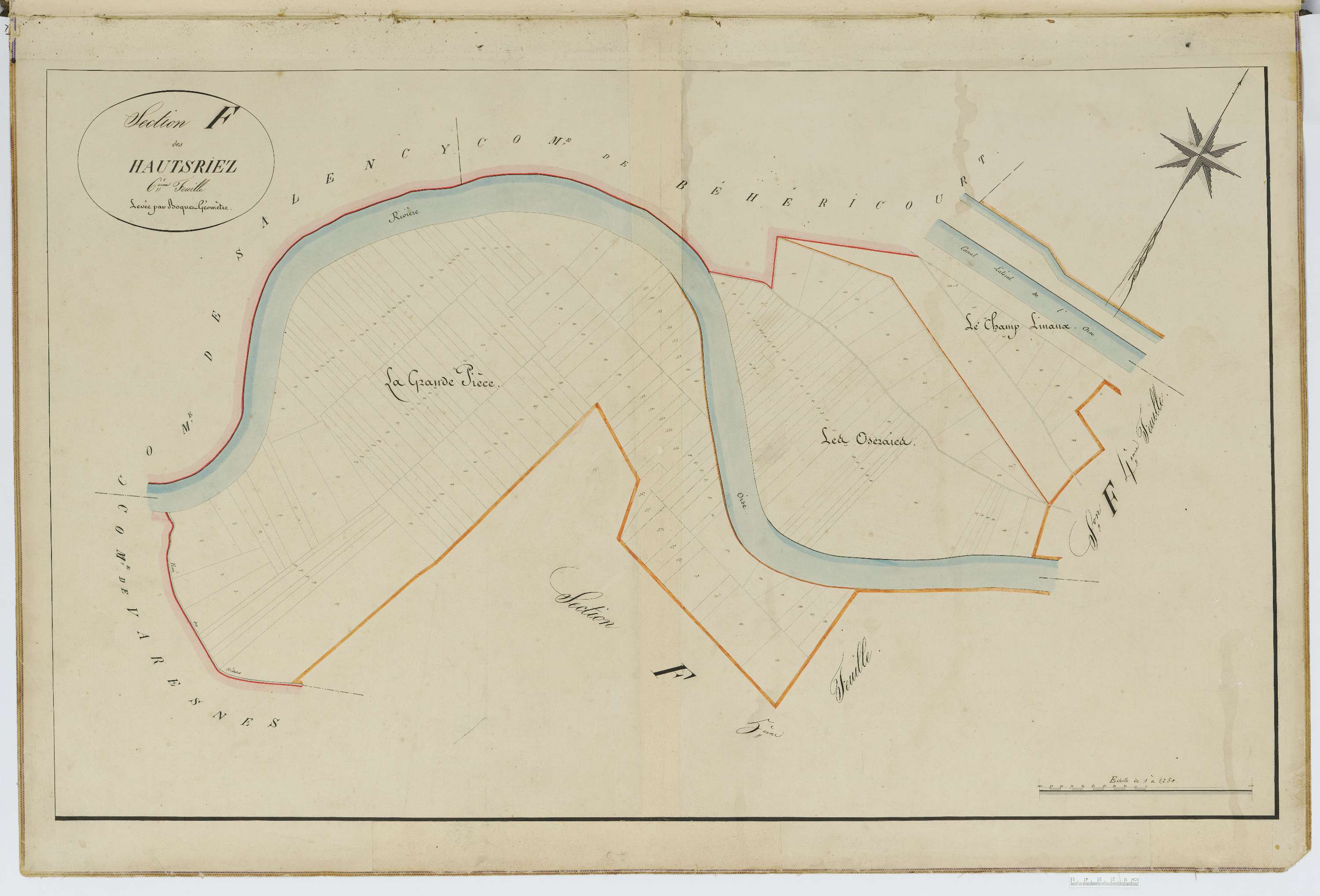 Babœuf - Cadastre napoléonien, section F6