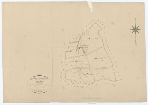 Babœuf - Cadastre napoléonien, tableau d'assemblage