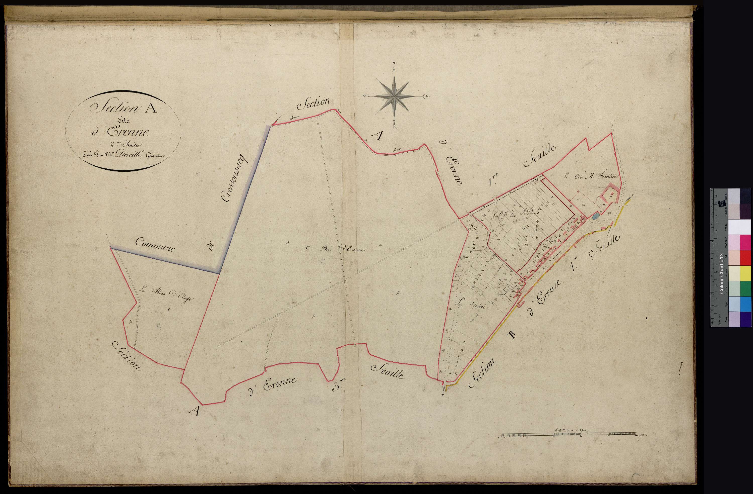 Bailleul-le-Soc - Cadastre napoléonien, section A2