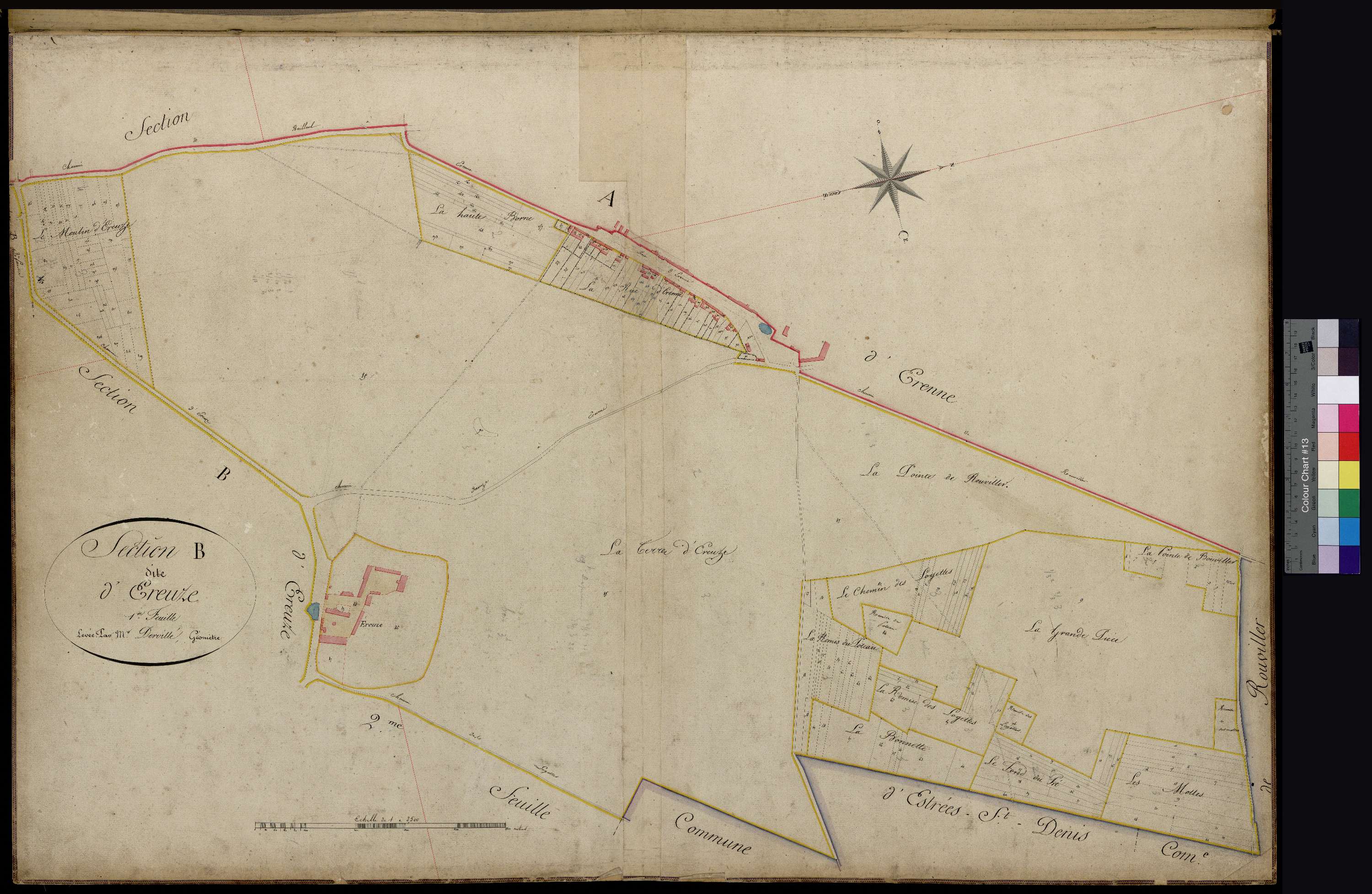 Bailleul-le-Soc - Cadastre napoléonien, section B1
