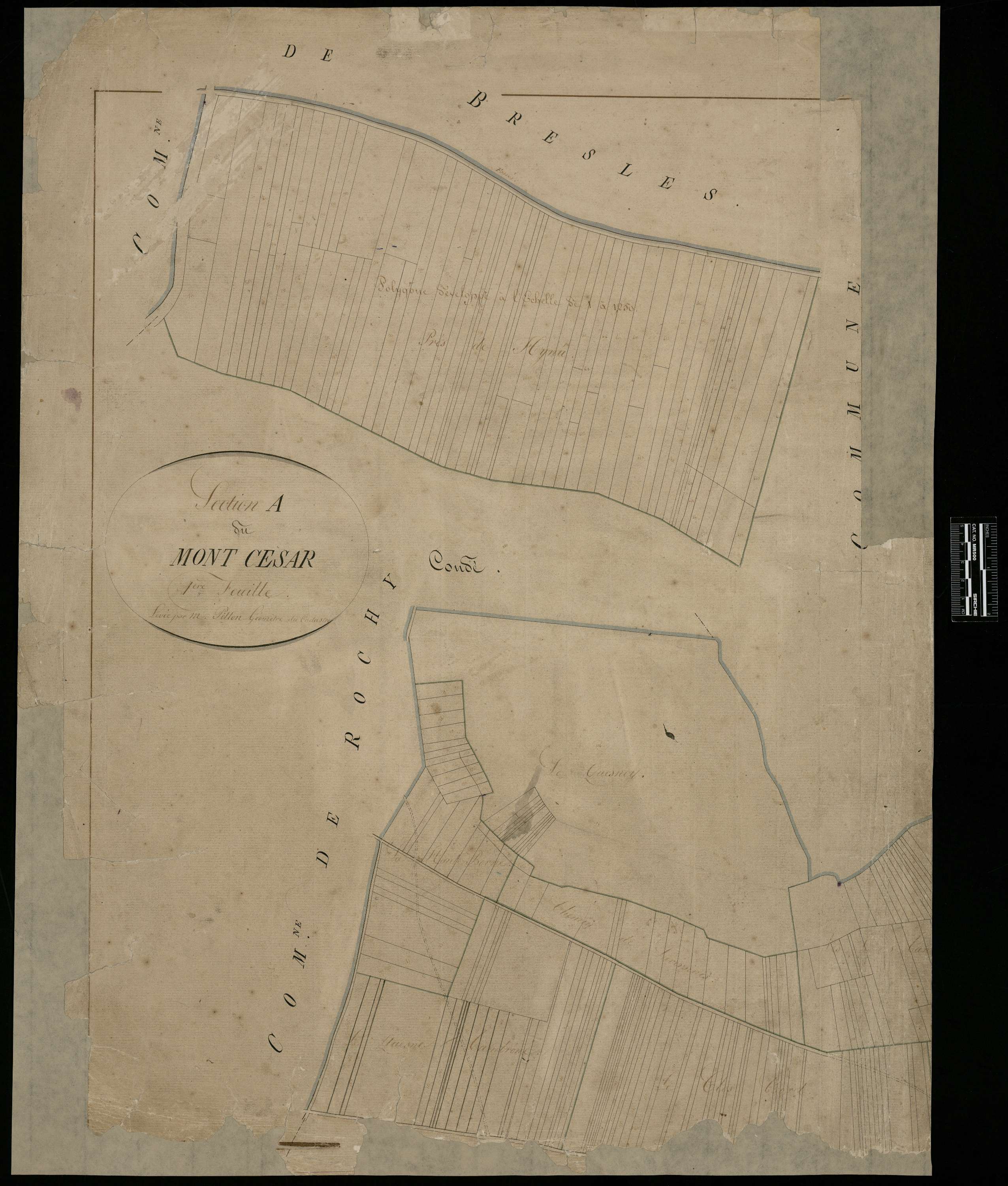 Bailleul-sur-Thérain - Cadastre napoléonien, section A1, partie 1