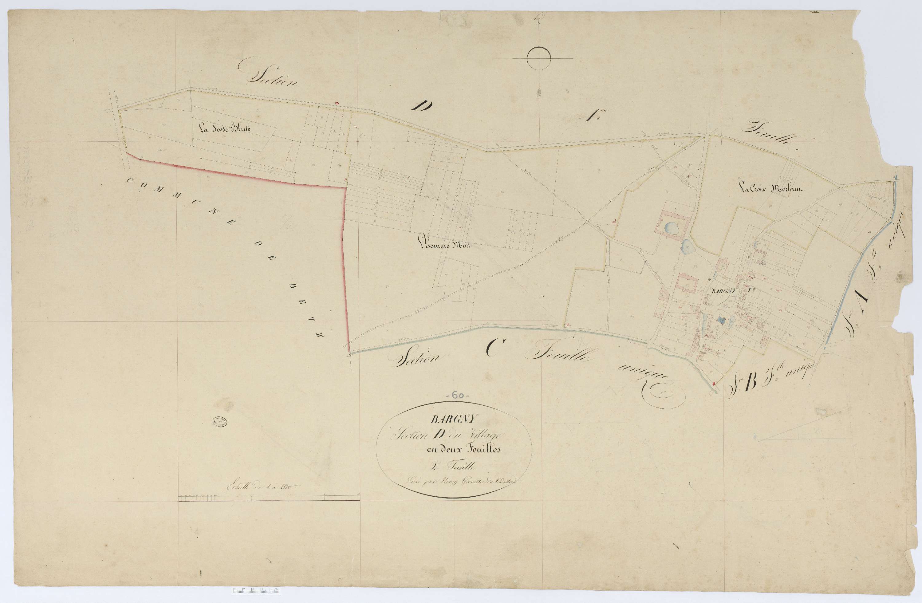 Bargny - Cadastre napoléonien, section D2