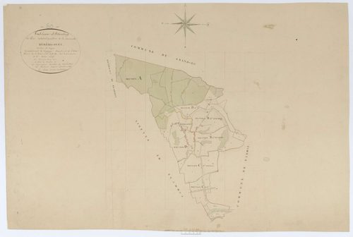 Béhéricourt - Cadastre napoléonien, tableau d'assemblage