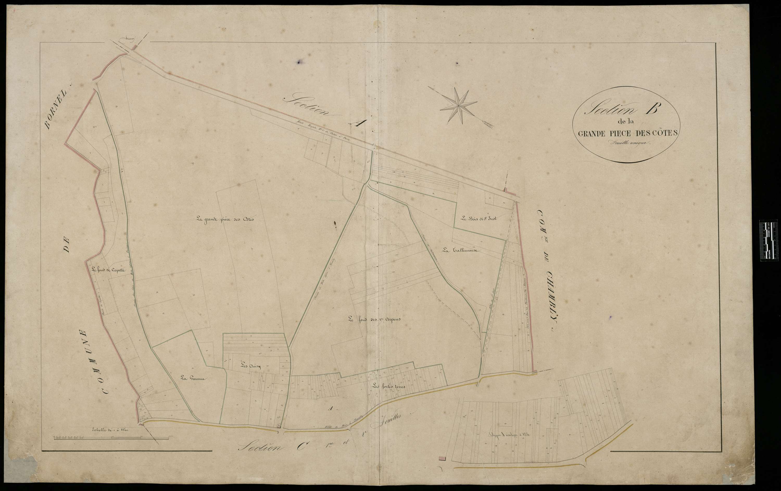 Belle-Église - Cadastre napoléonien, section B