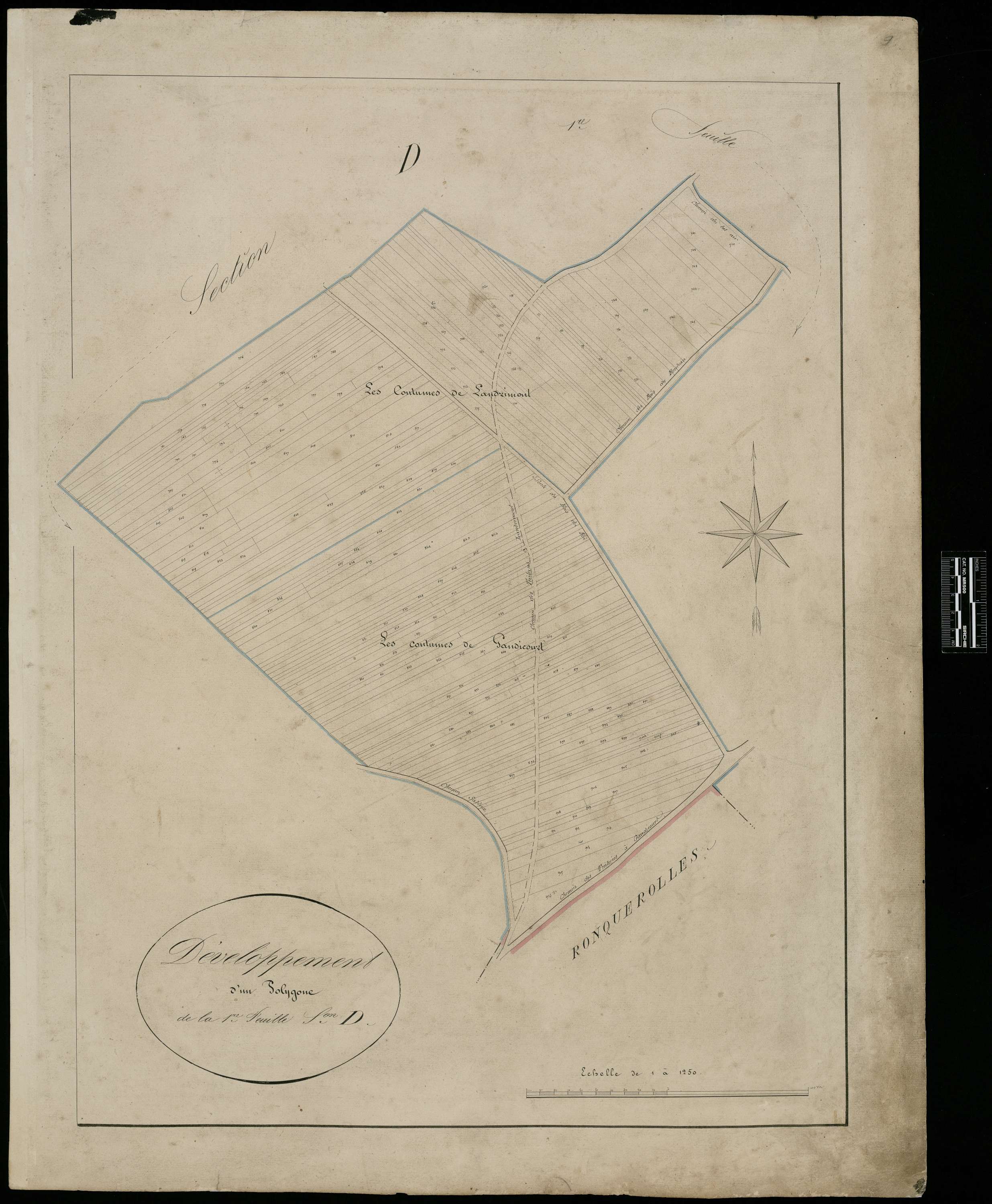 Belle-Église - Cadastre napoléonien, section D1, développement