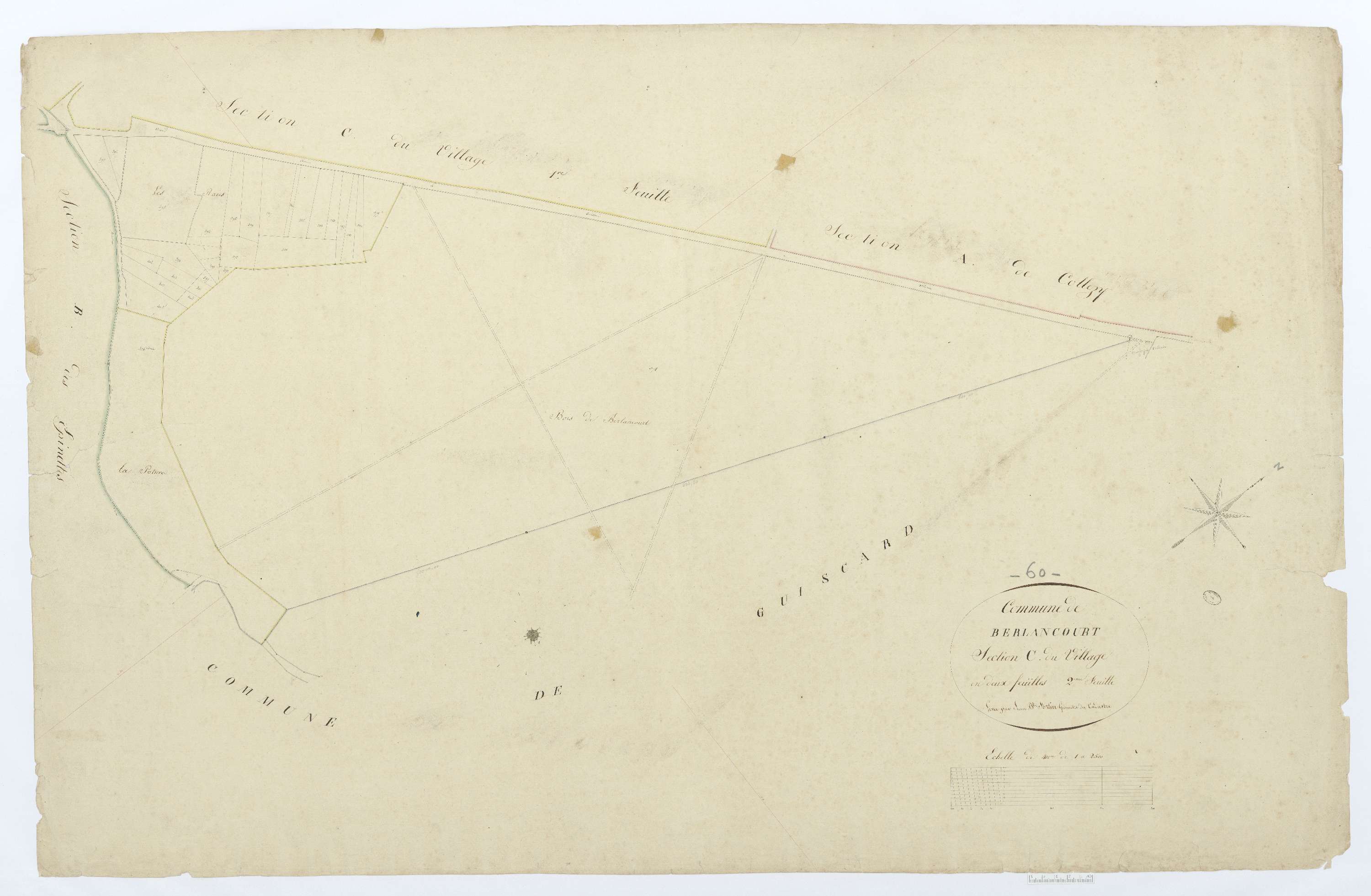Berlancourt - Cadastre napoléonien, section C2