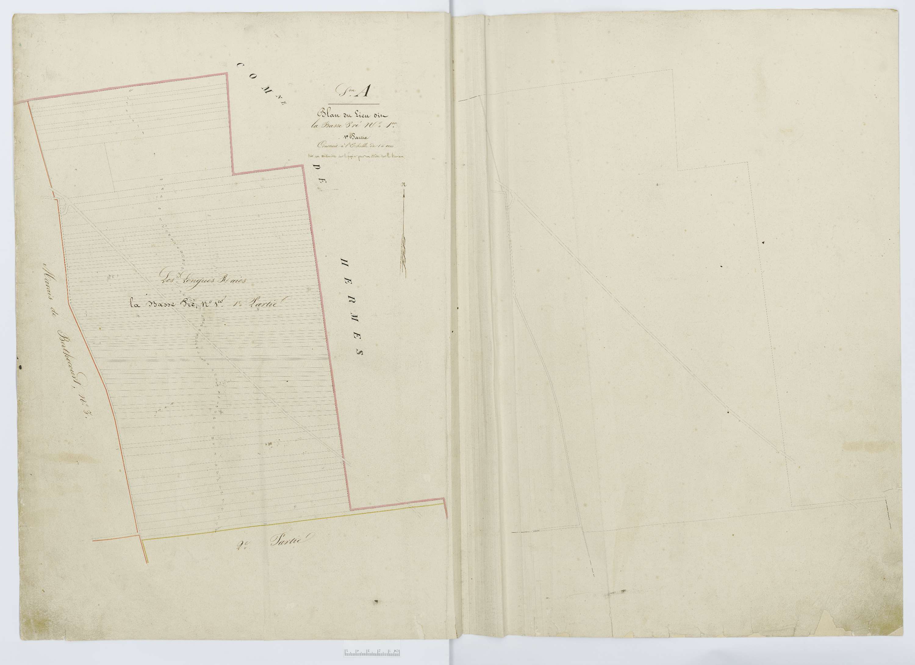 Berthecourt - Cadastre napoléonien, section A1