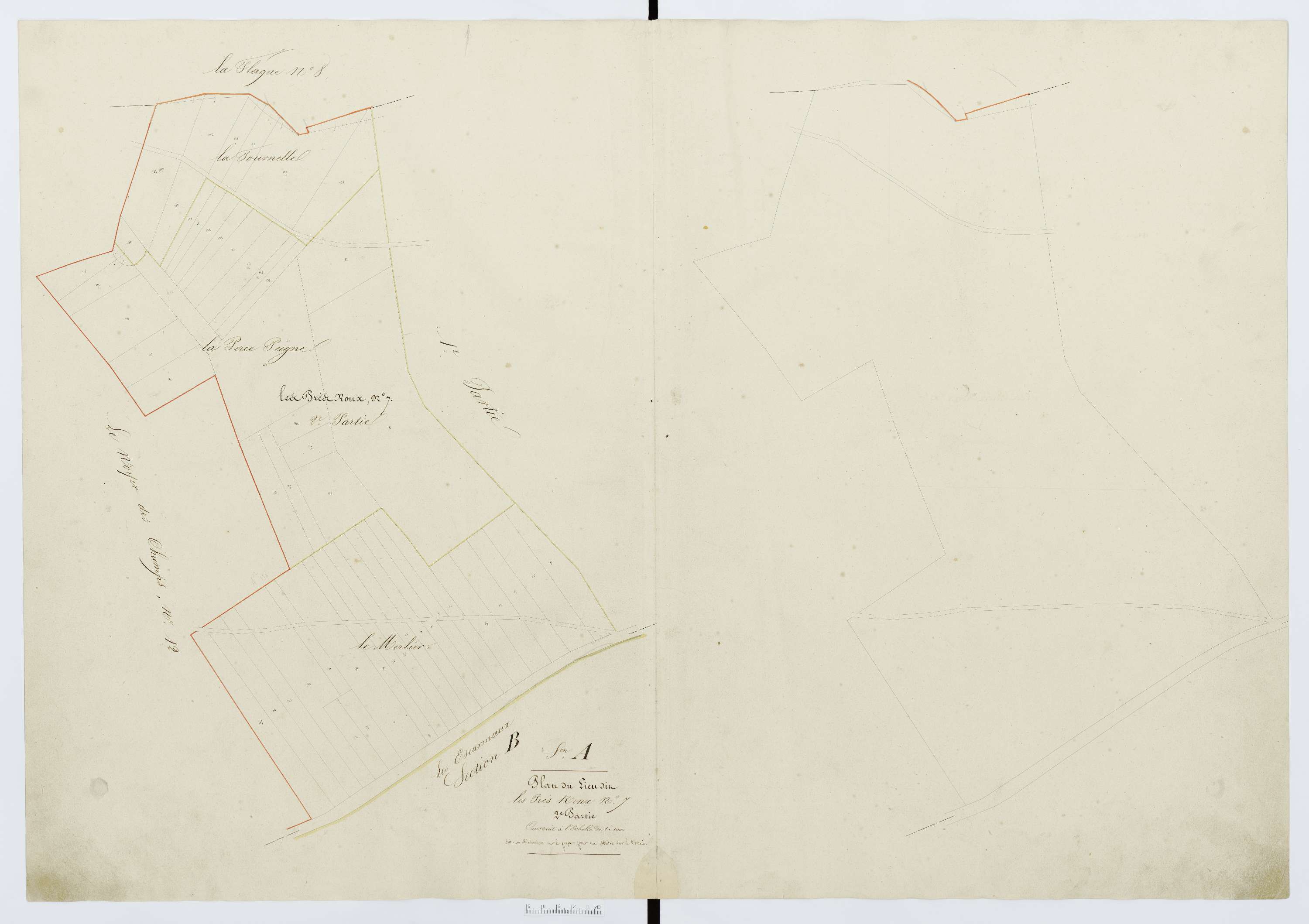 Berthecourt - Cadastre napoléonien, section A10