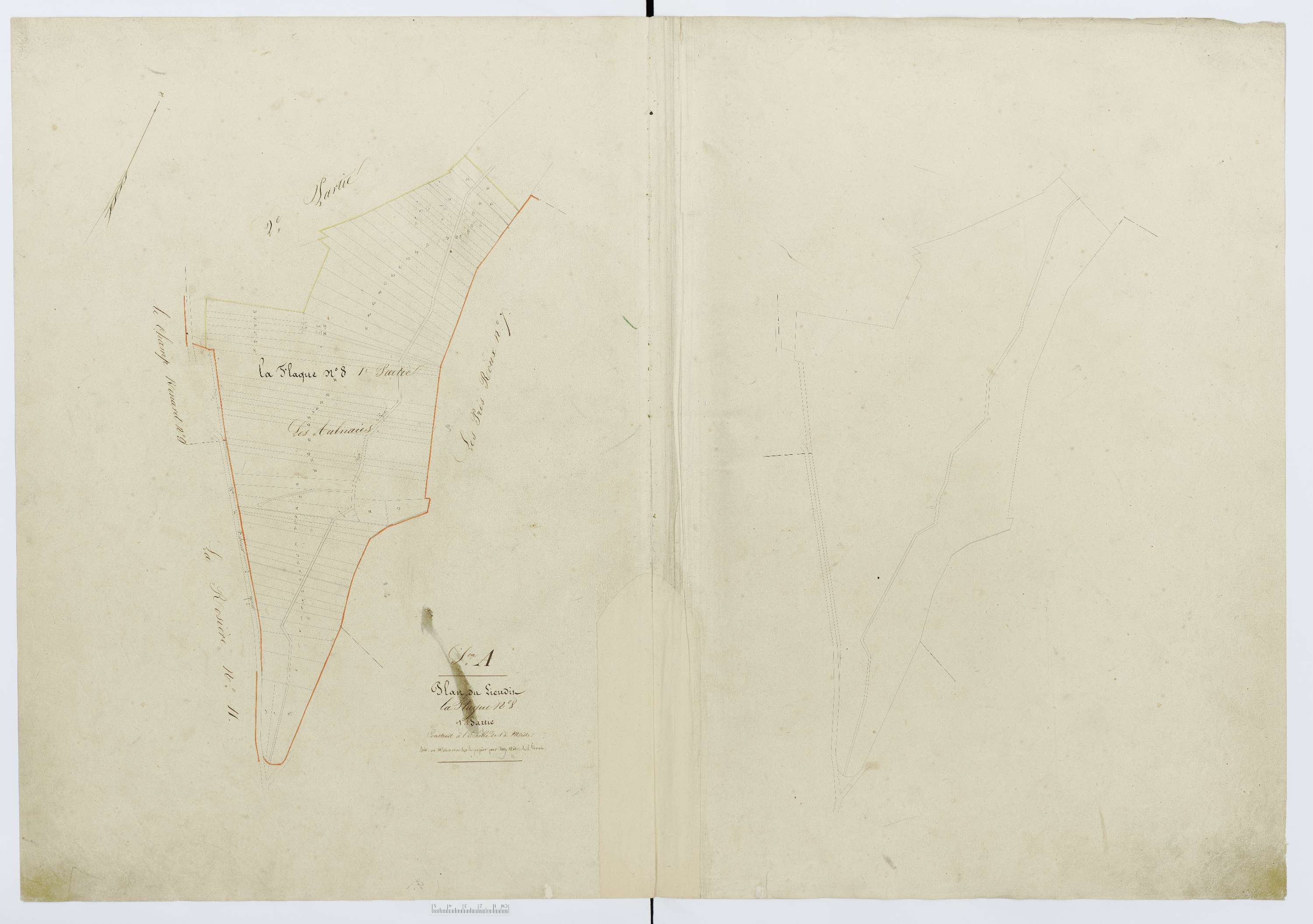 Berthecourt - Cadastre napoléonien, section A11
