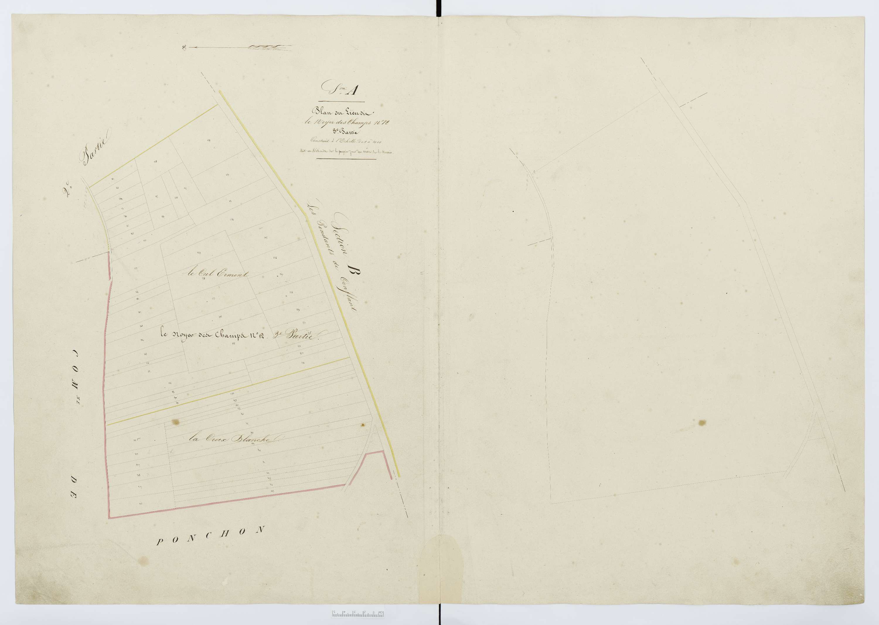 Berthecourt - Cadastre napoléonien, section A21