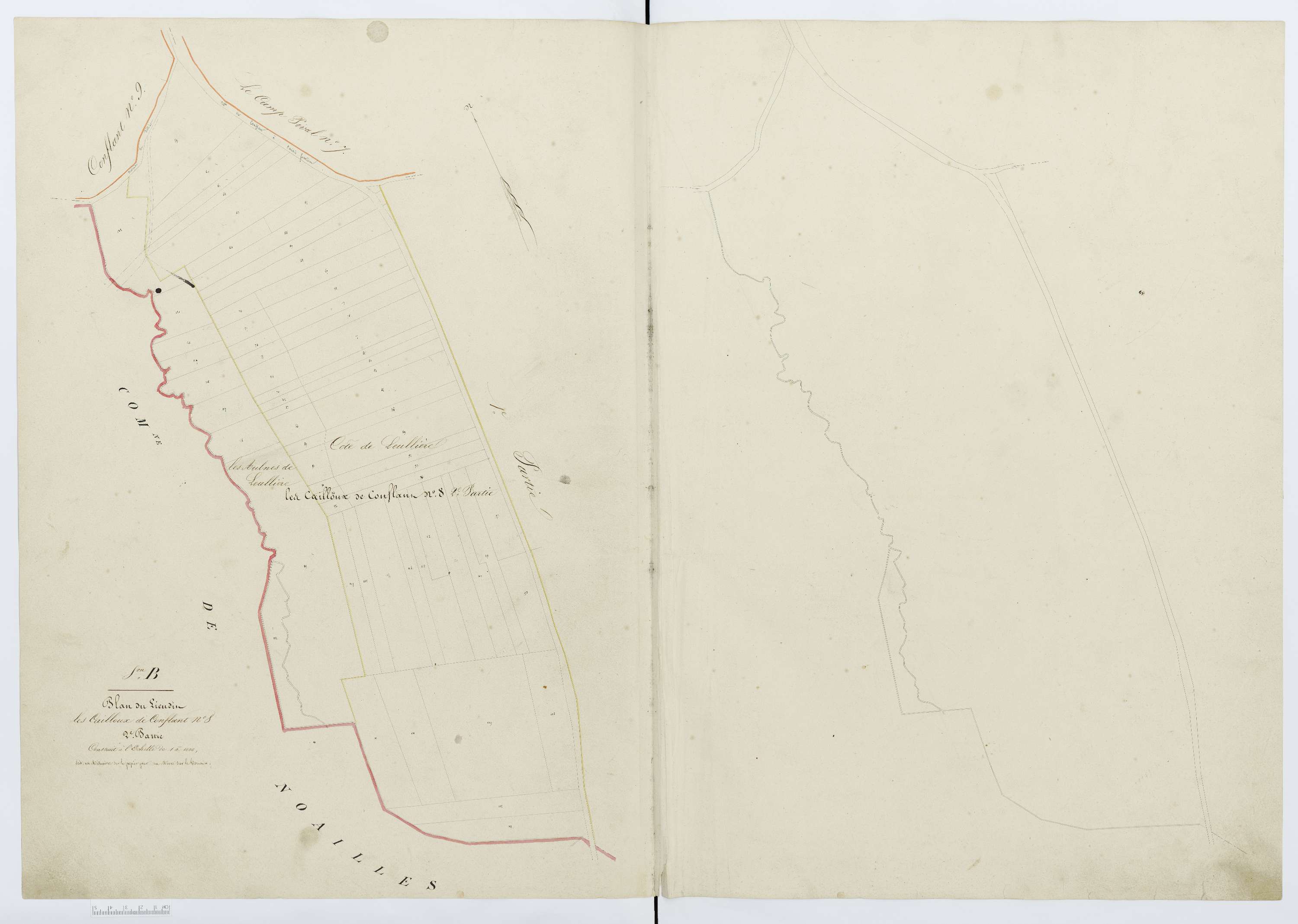 Berthecourt - Cadastre napoléonien, section B13