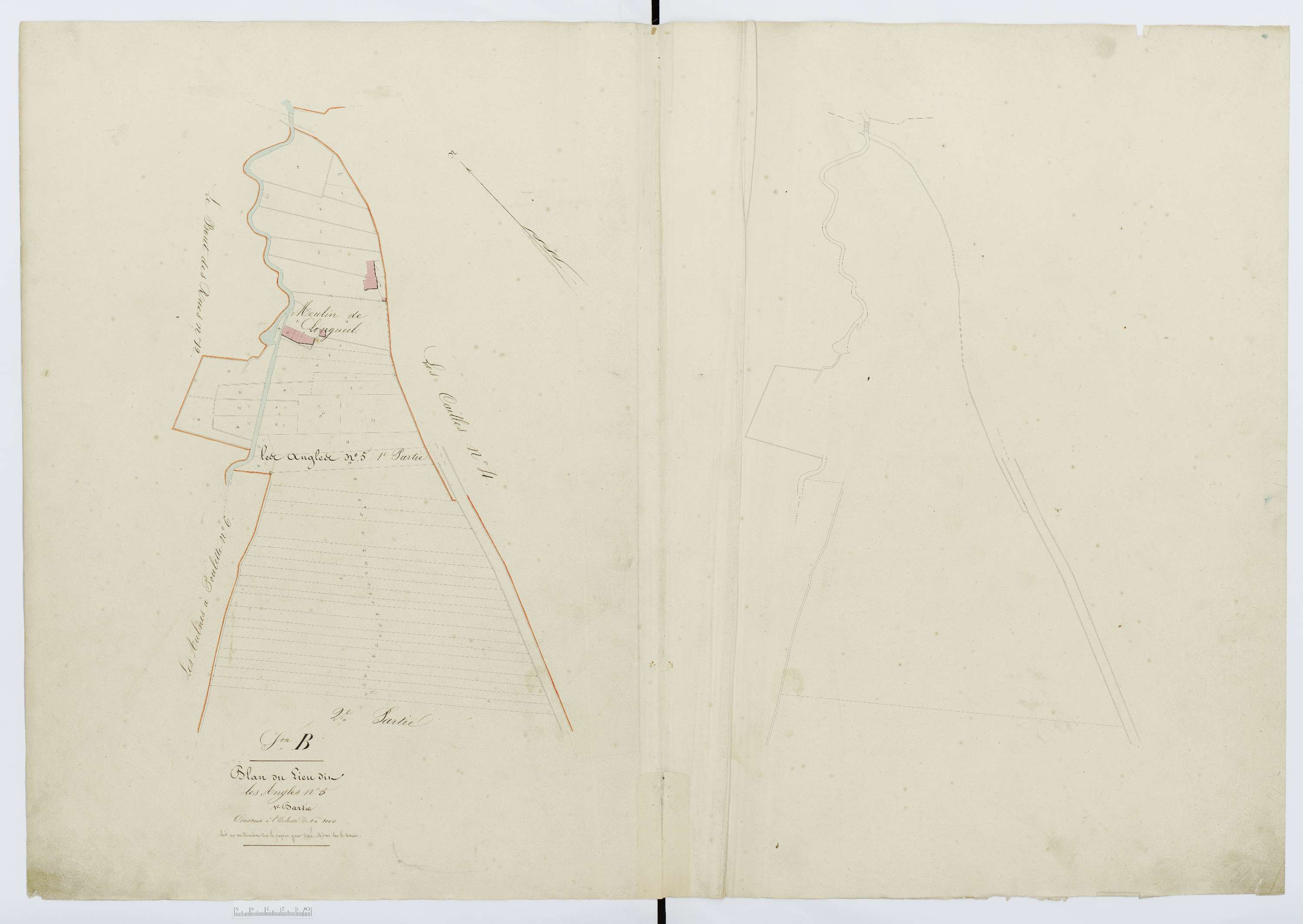 Berthecourt - Cadastre napoléonien, section B6