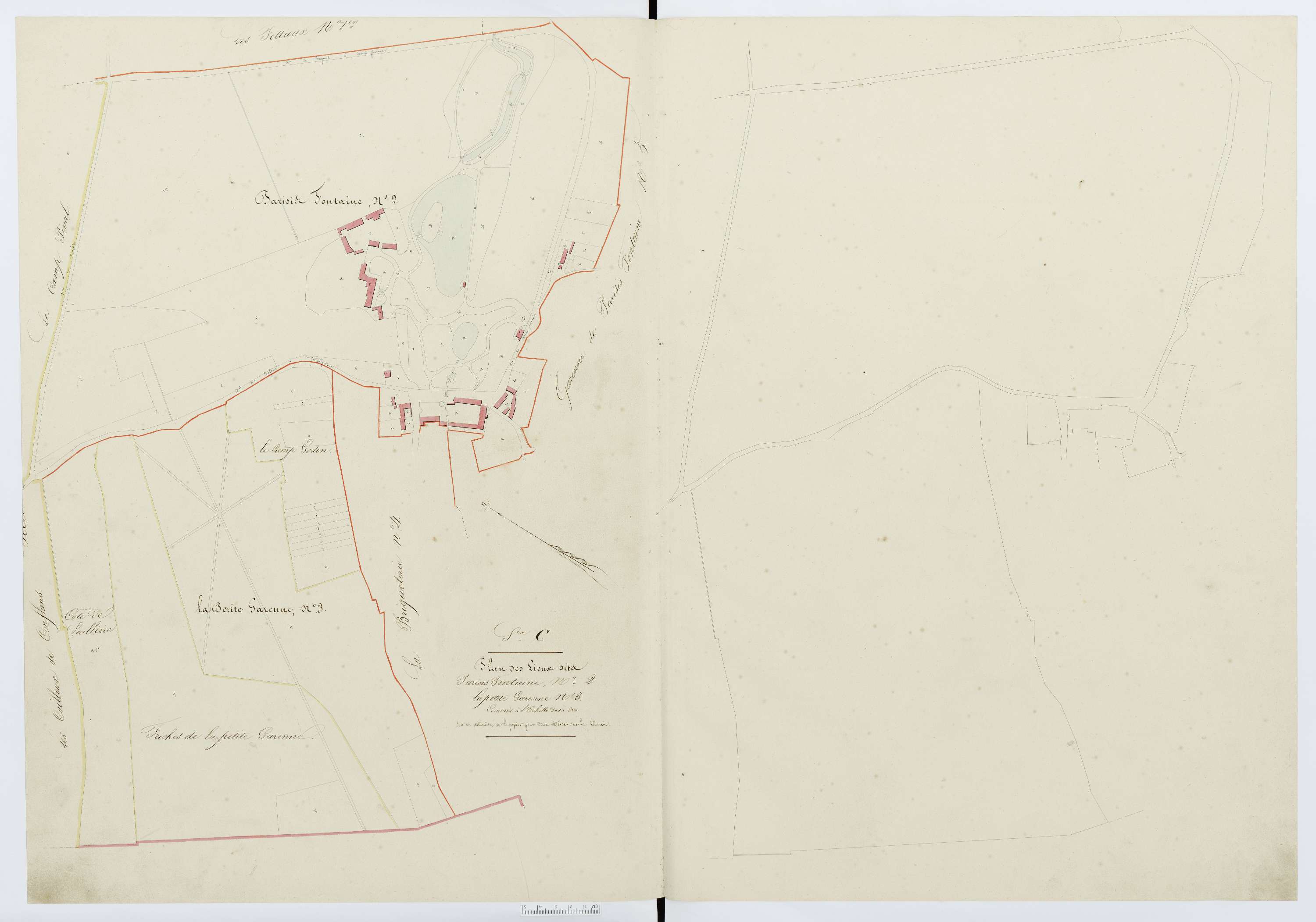 Berthecourt - Cadastre napoléonien, section C2