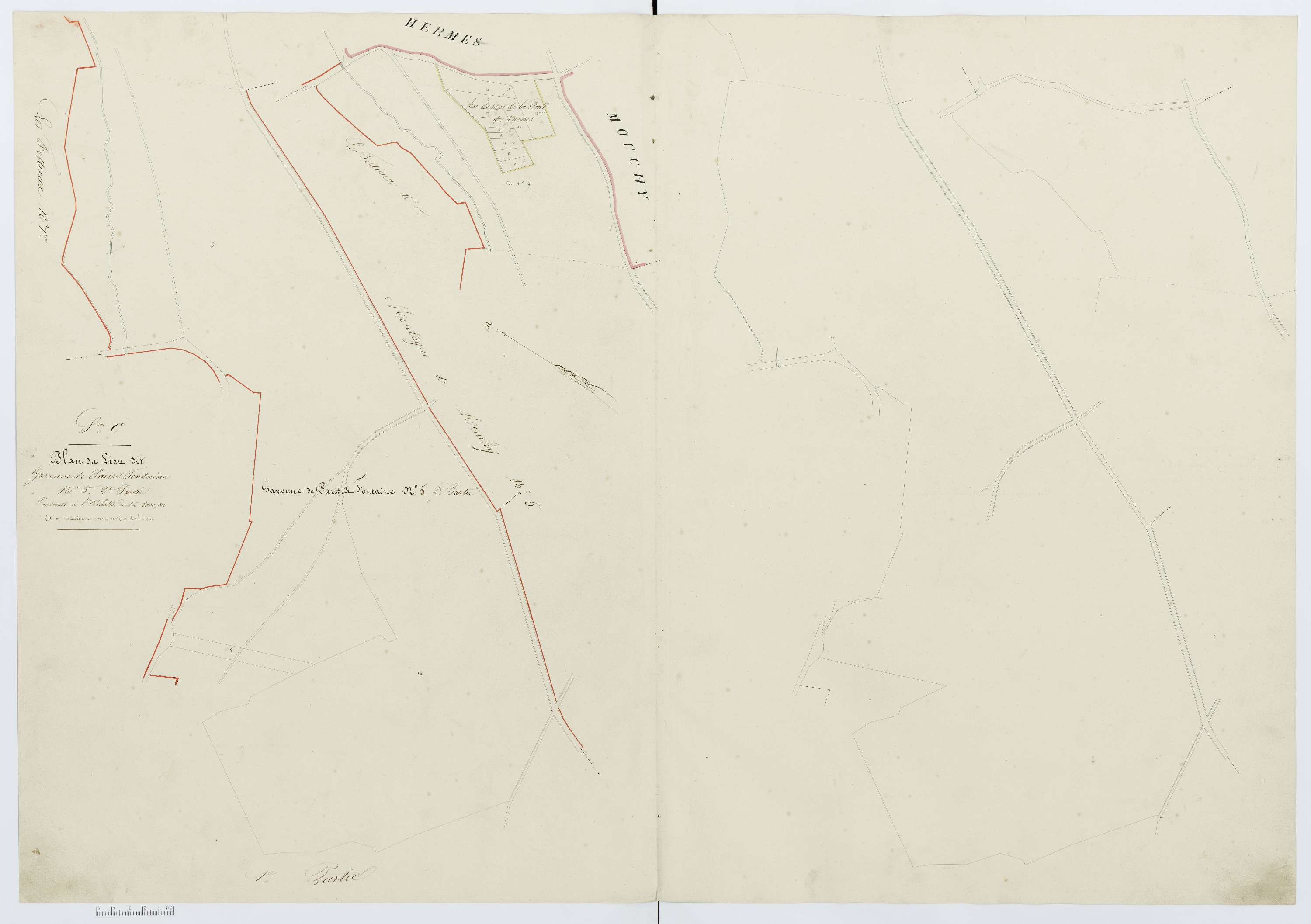 Berthecourt - Cadastre napoléonien, section C5