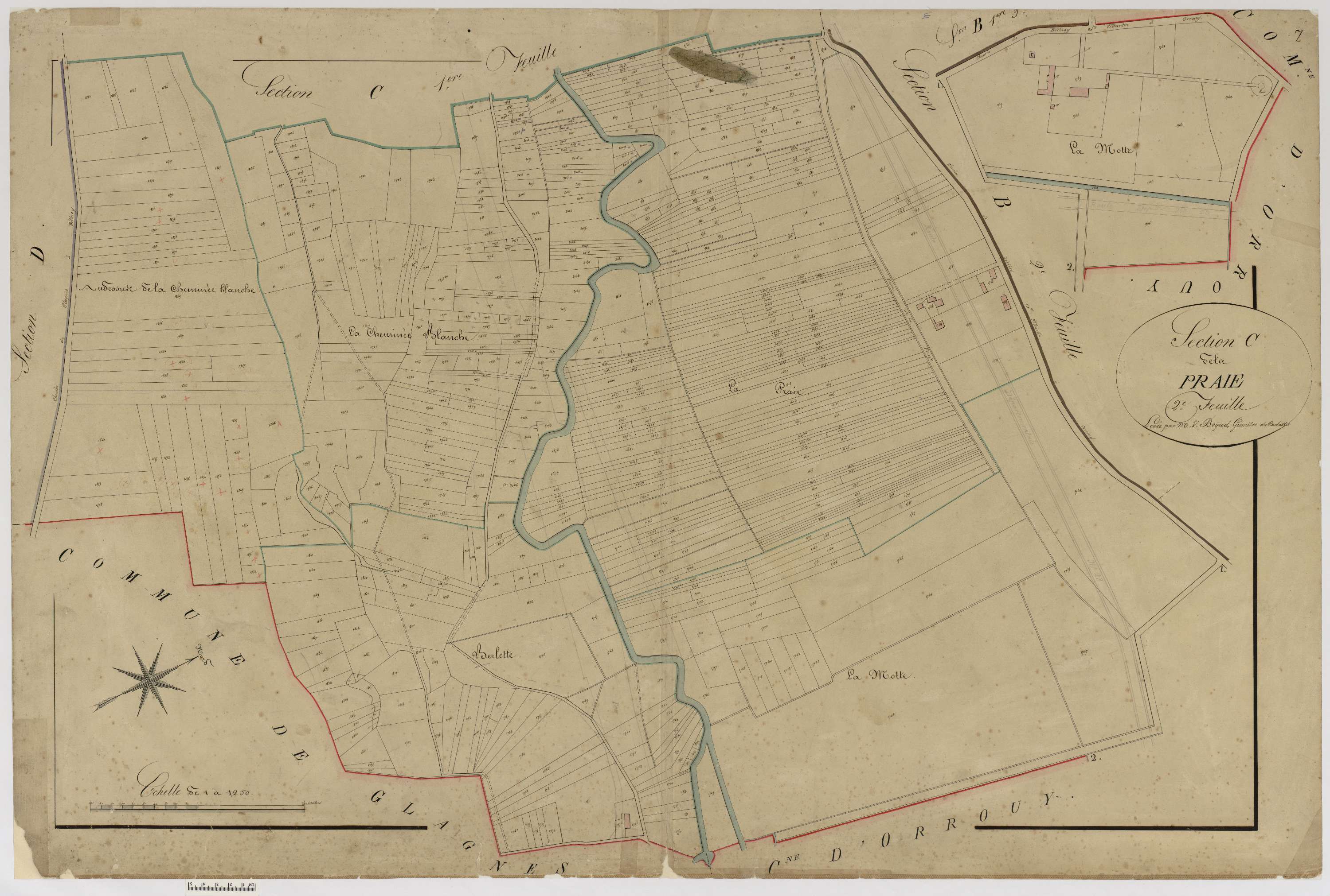 Béthisy-Saint-Martin - Cadastre napoléonien, section C2
