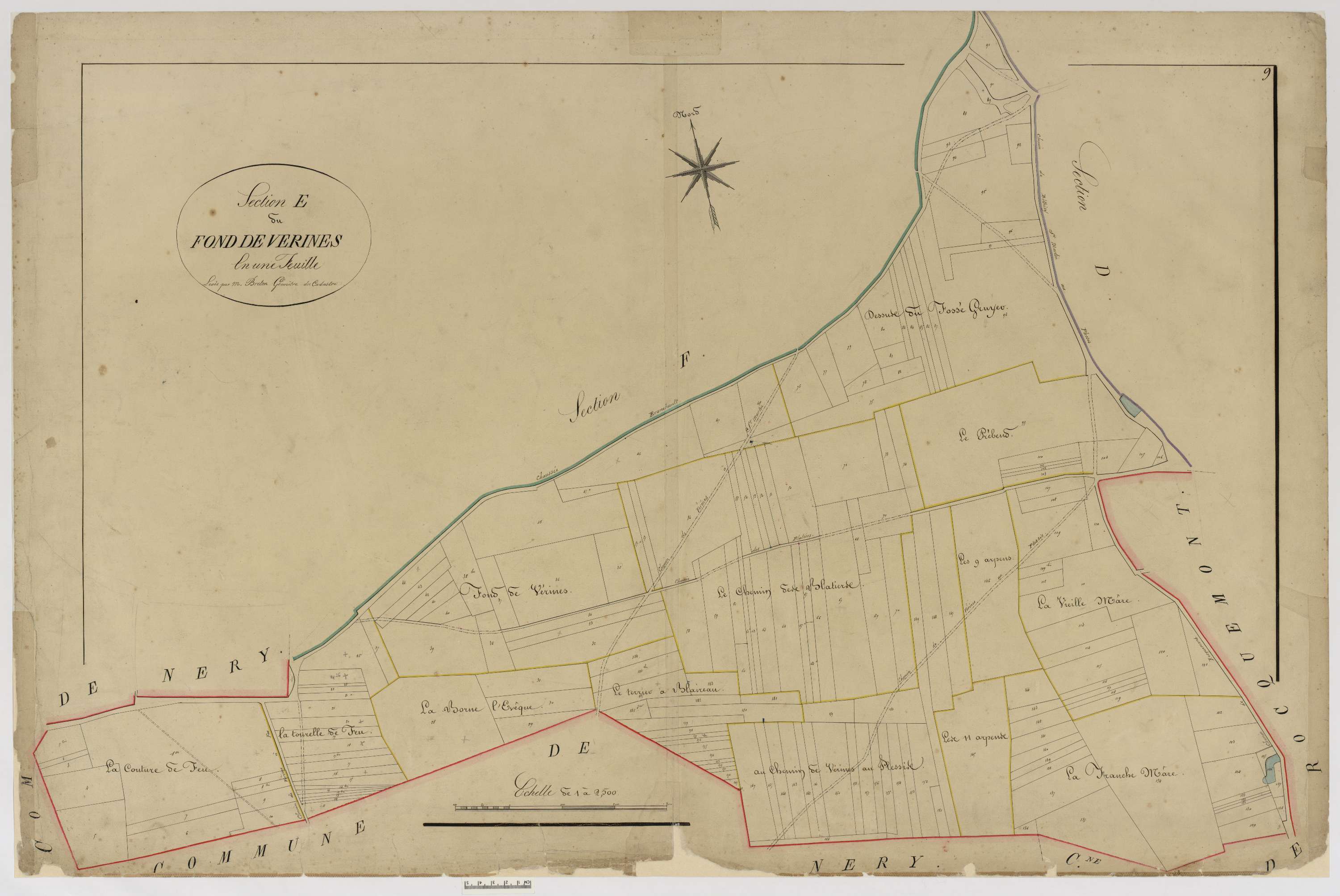 Béthisy-Saint-Martin - Cadastre napoléonien, section E