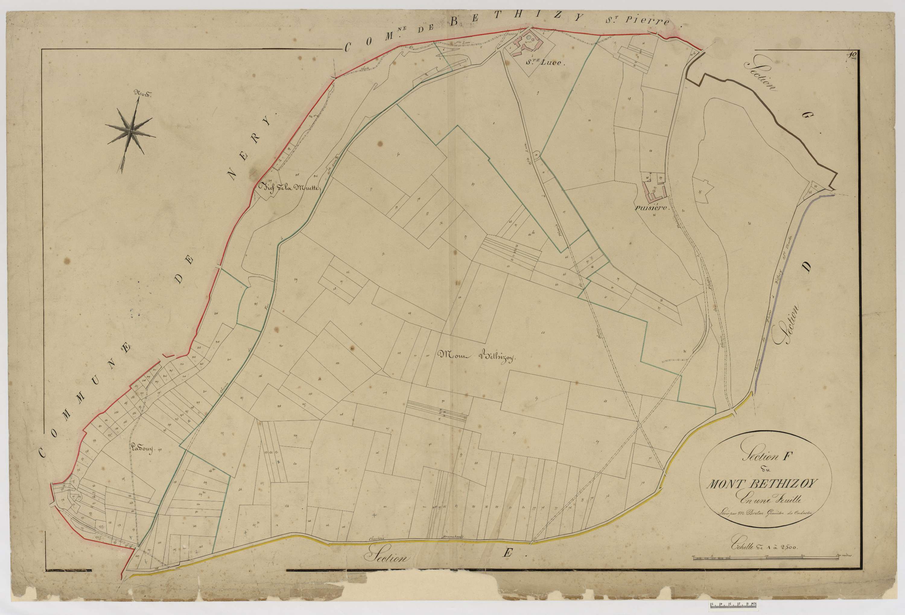 Béthisy-Saint-Martin - Cadastre napoléonien, section F