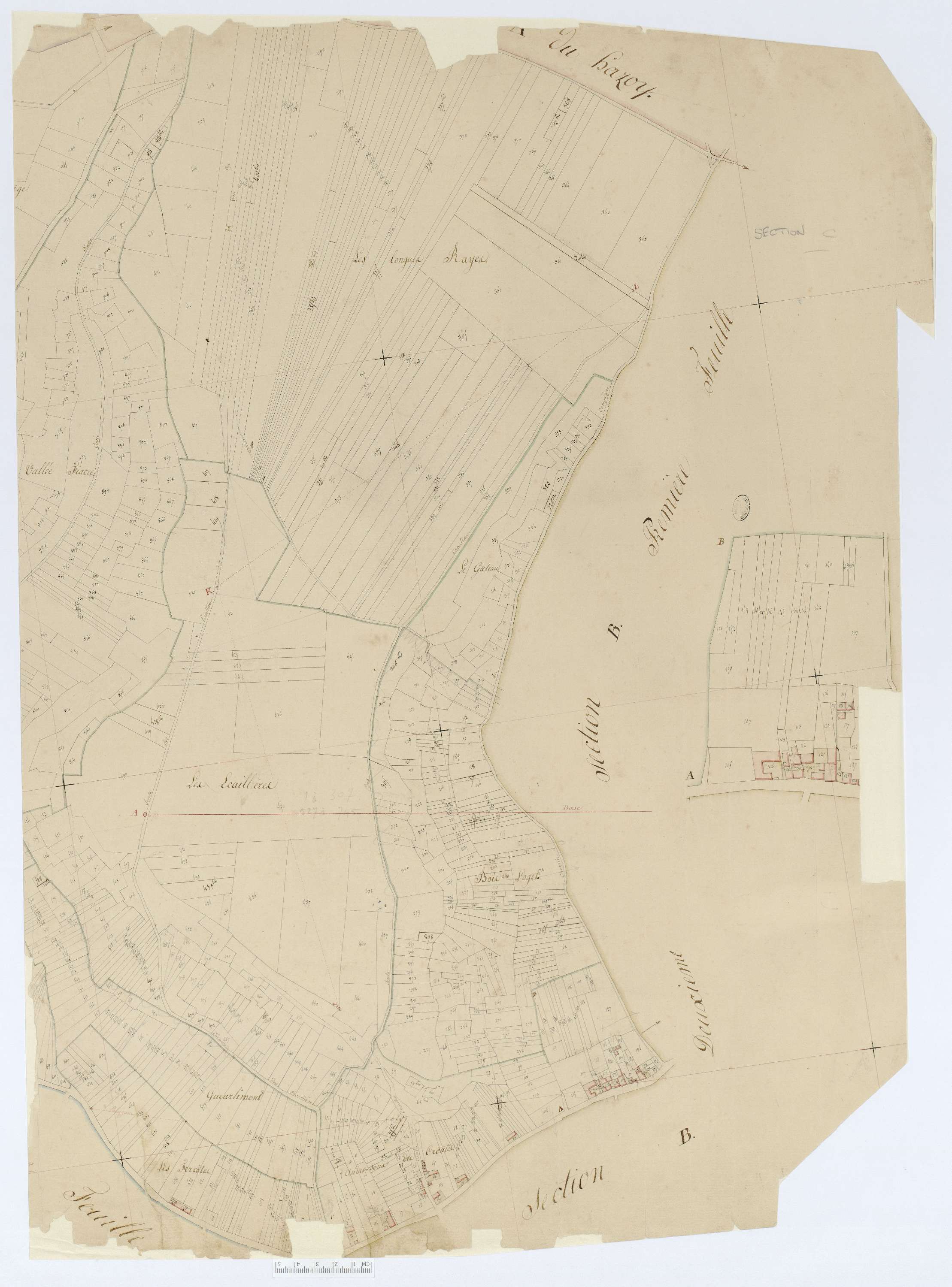 Béthisy-Saint-Pierre - Cadastre napoléonien, section C