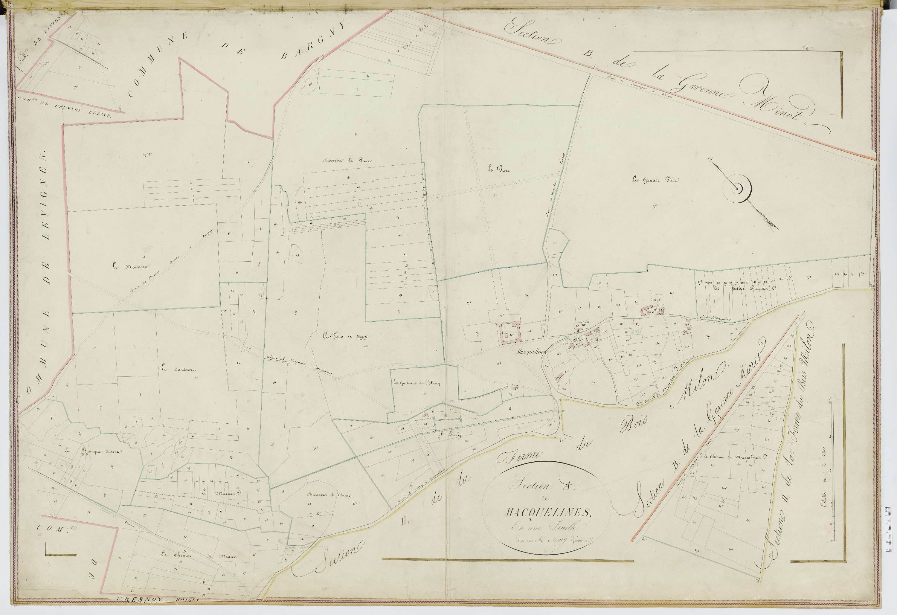 Betz - Cadastre napoléonien, section A