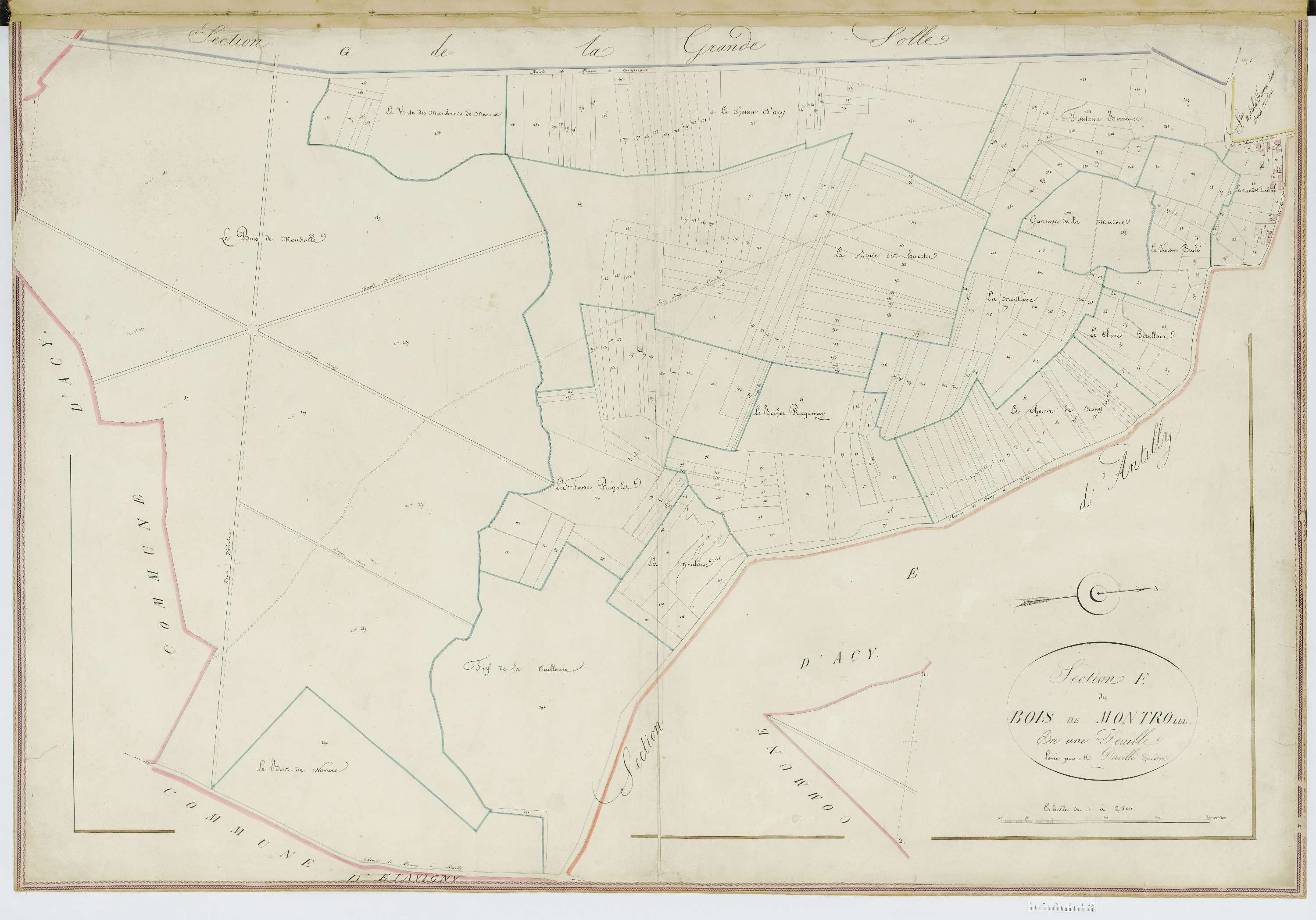 Betz - Cadastre napoléonien, section F