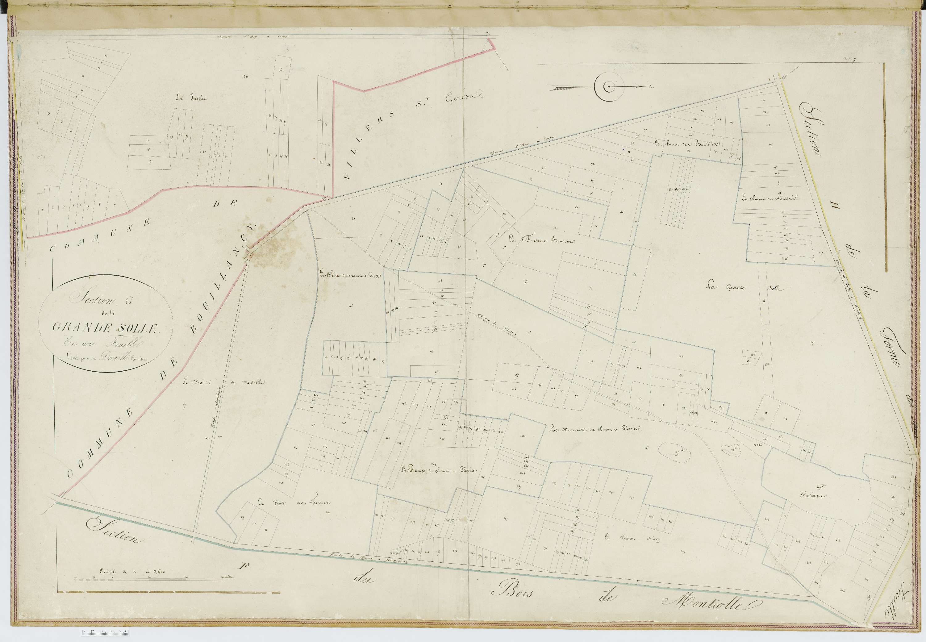 Betz - Cadastre napoléonien, section G