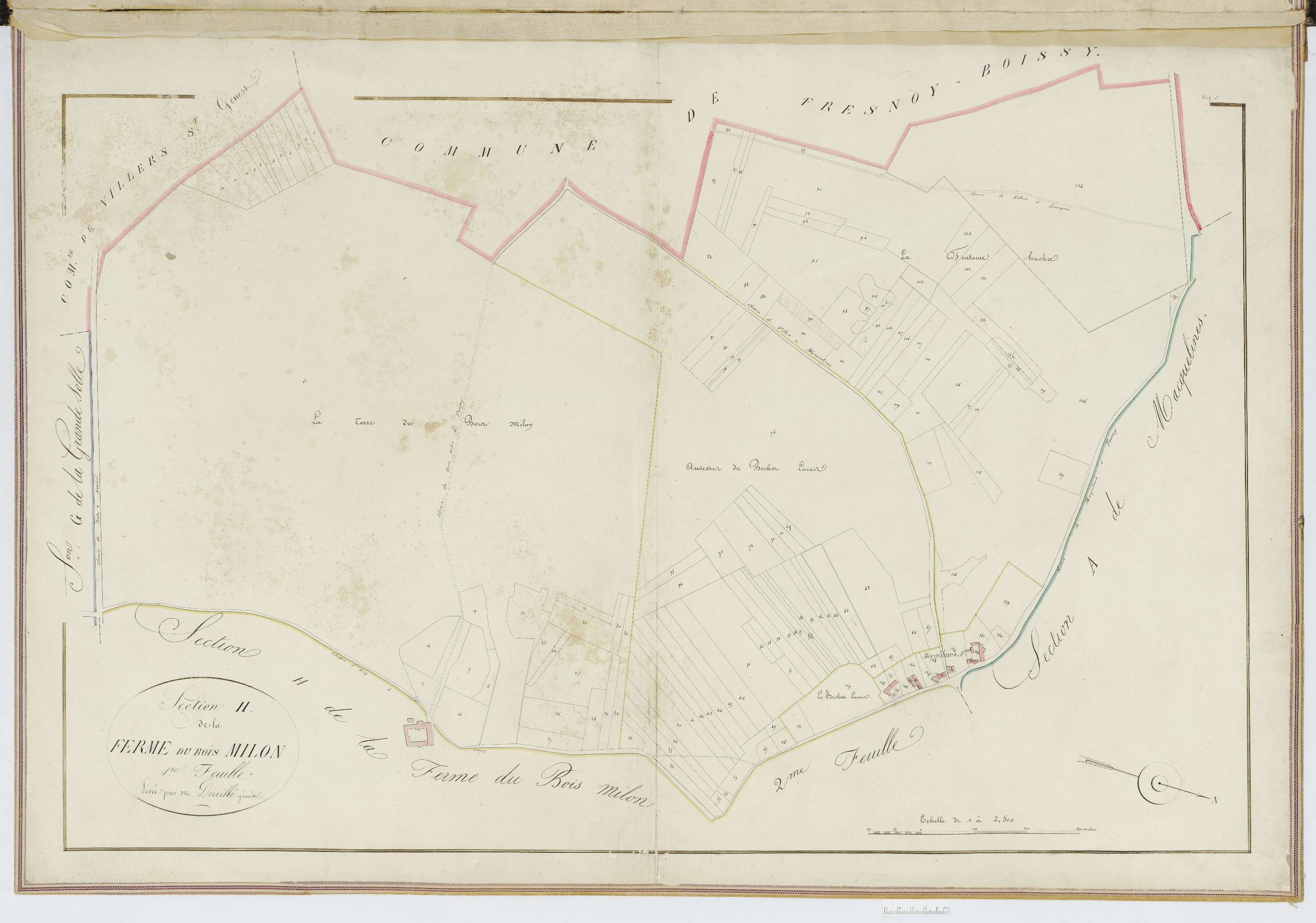 Betz - Cadastre napoléonien, section H1