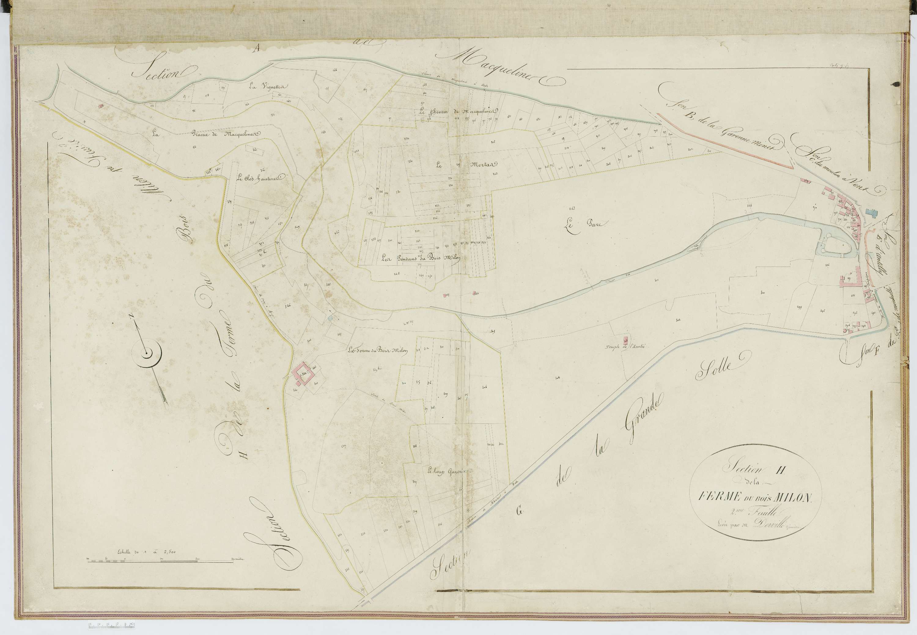 Betz - Cadastre napoléonien, section H2