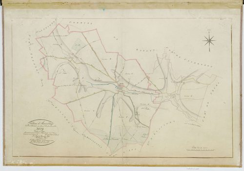 Betz - Cadastre napoléonien, tableau d'assemblage
