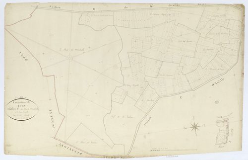 Betz - Cadastre napoléonien, section F, feuille unique