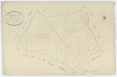 Biermont - Cadastre napoléonien, section B, feuille unique