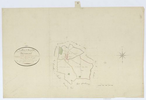 Biermont - Cadastre napoléonien, tableau d'assemblage