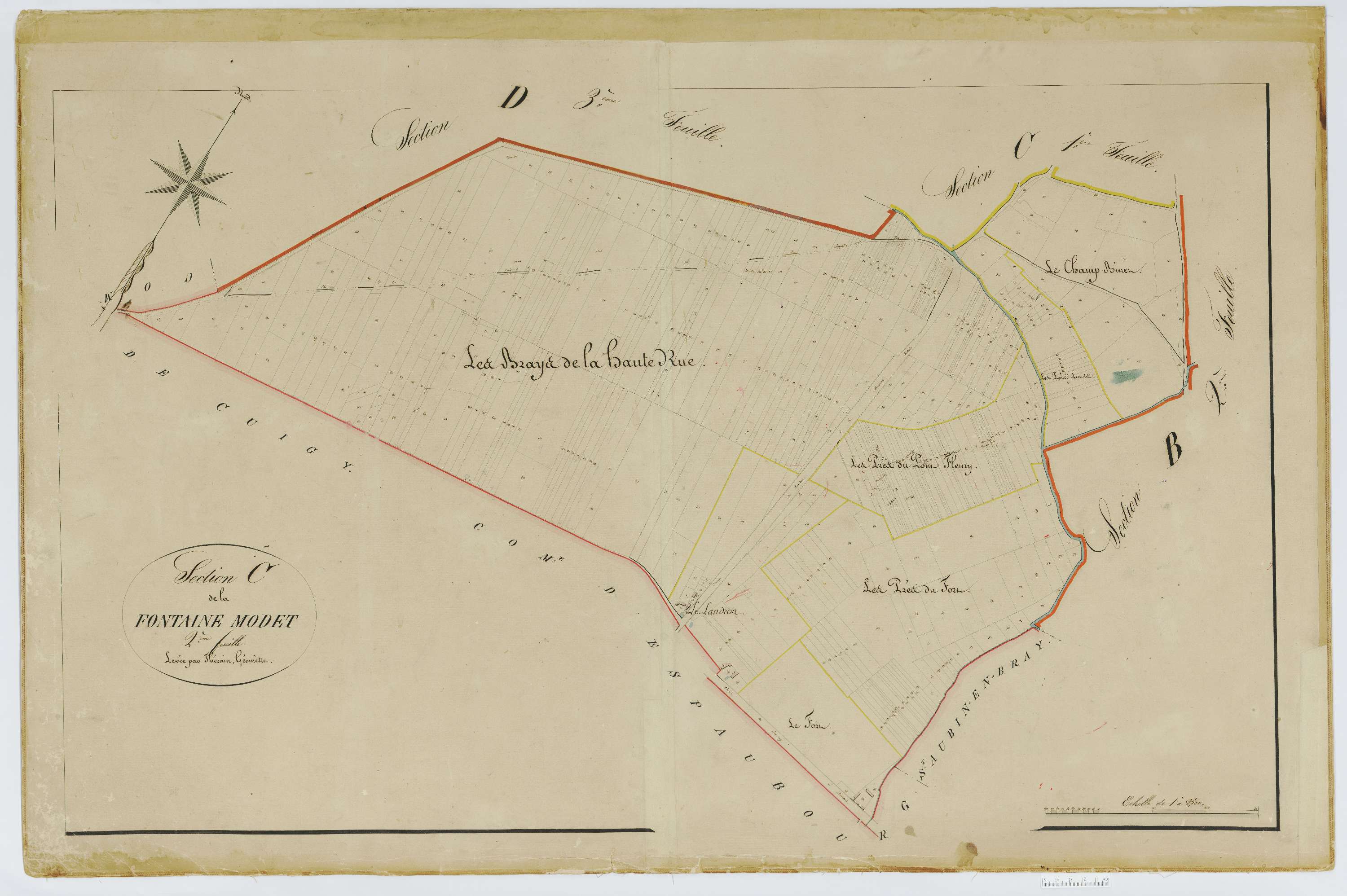 Blacourt - Cadastre napoléonien, section C2