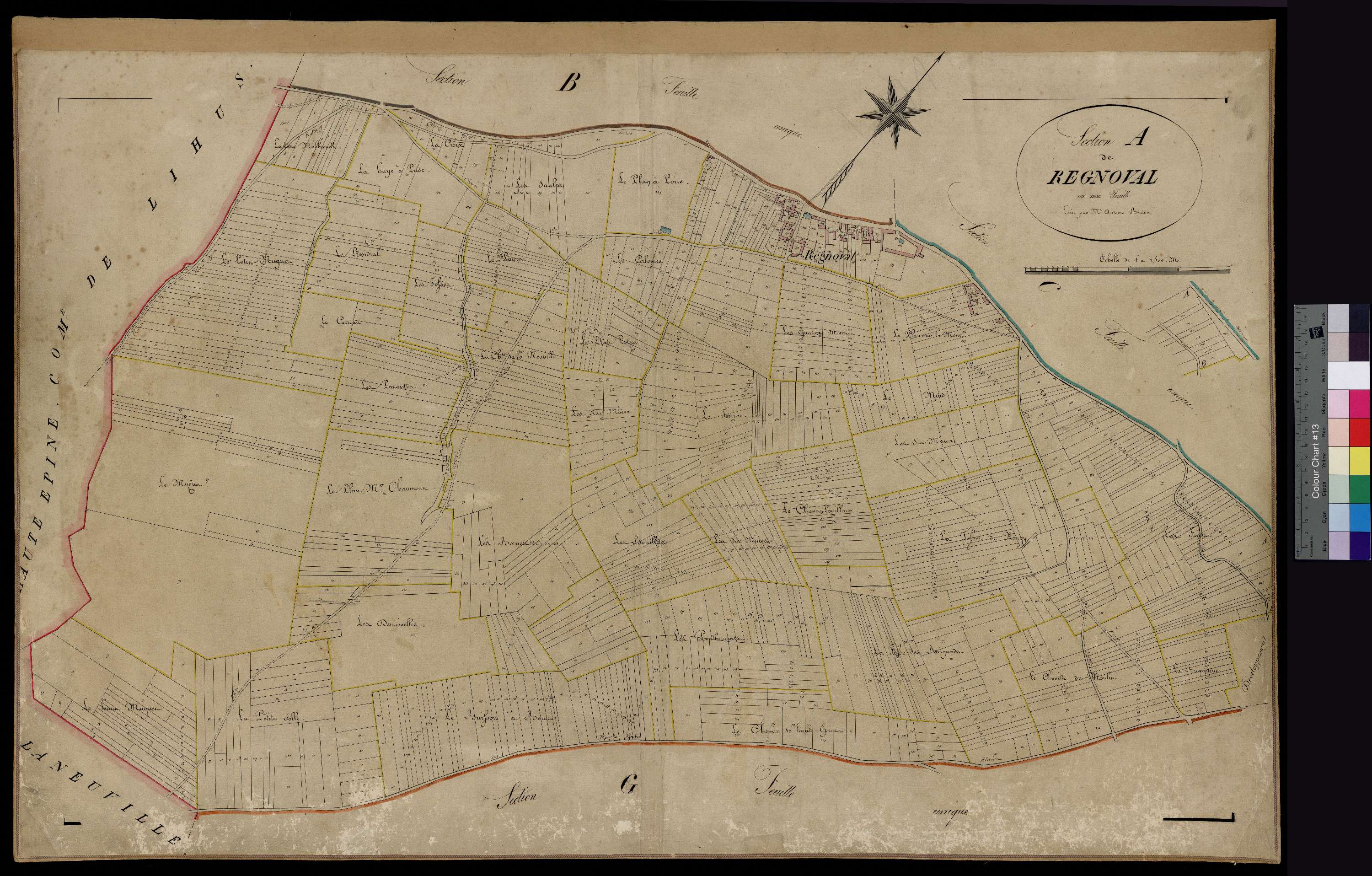 Blicourt - Cadastre napoléonien, section A